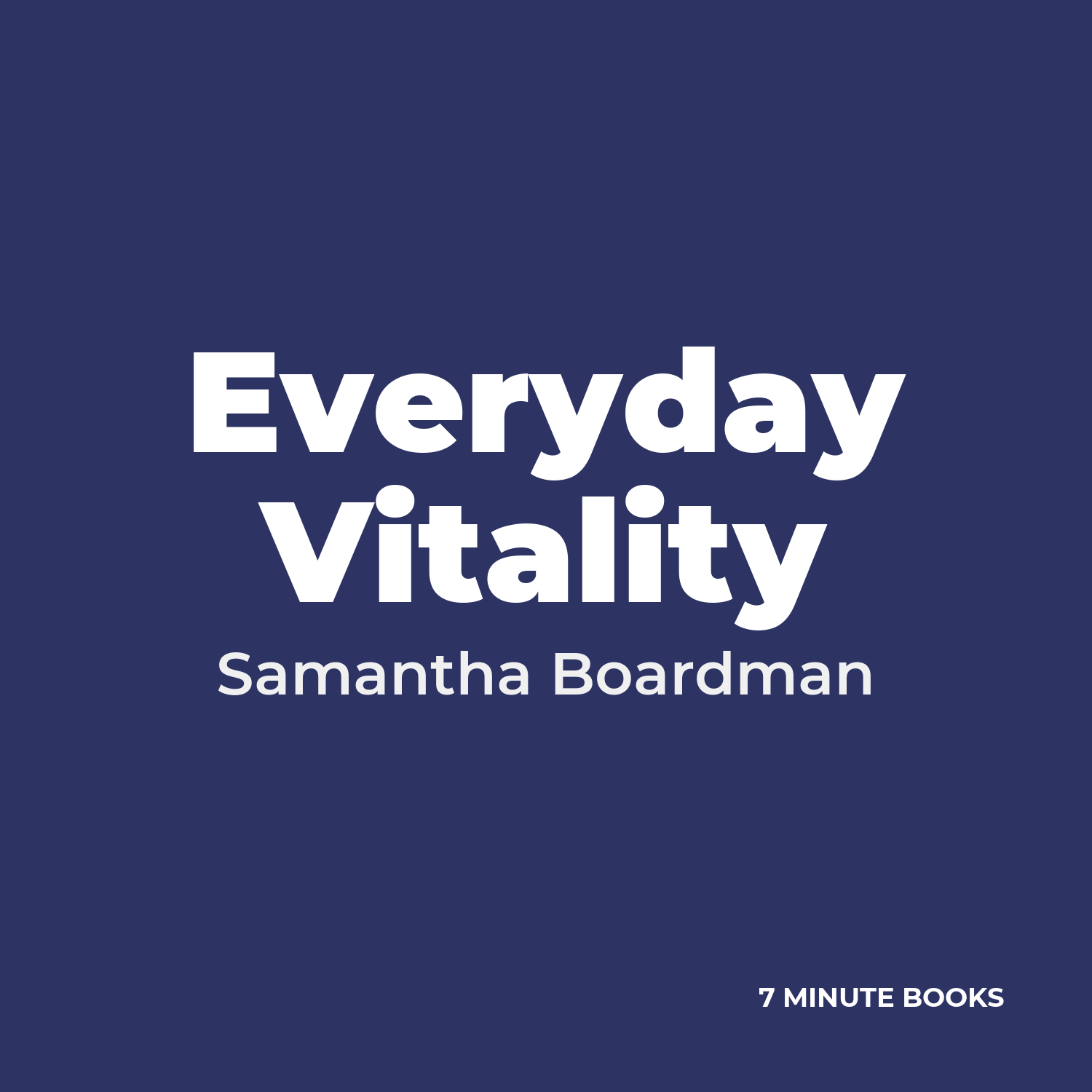 Everyday Vitality cover