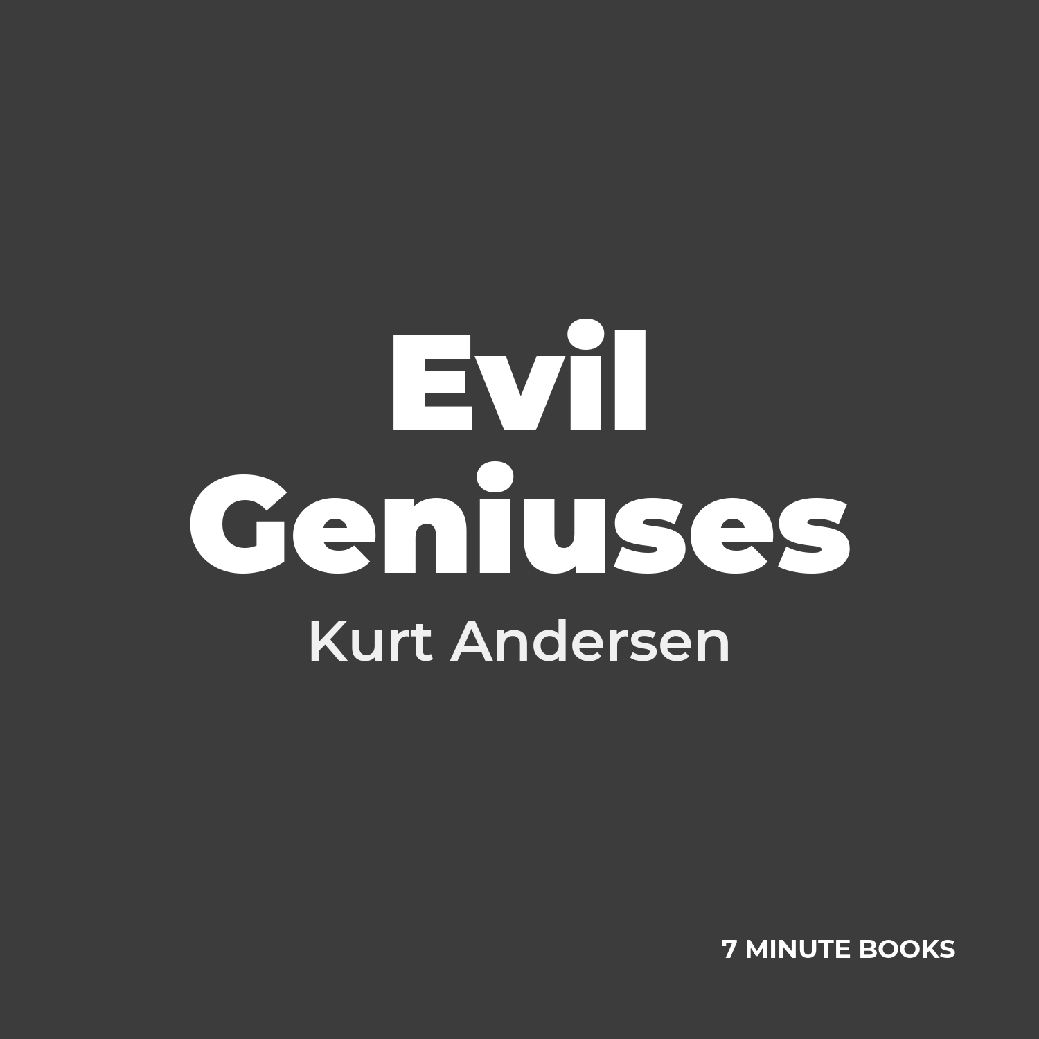 Evil Geniuses cover