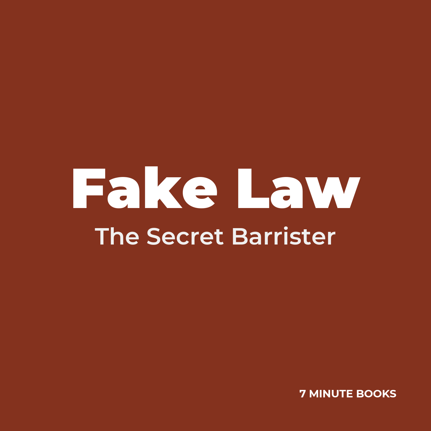 Fake Law cover