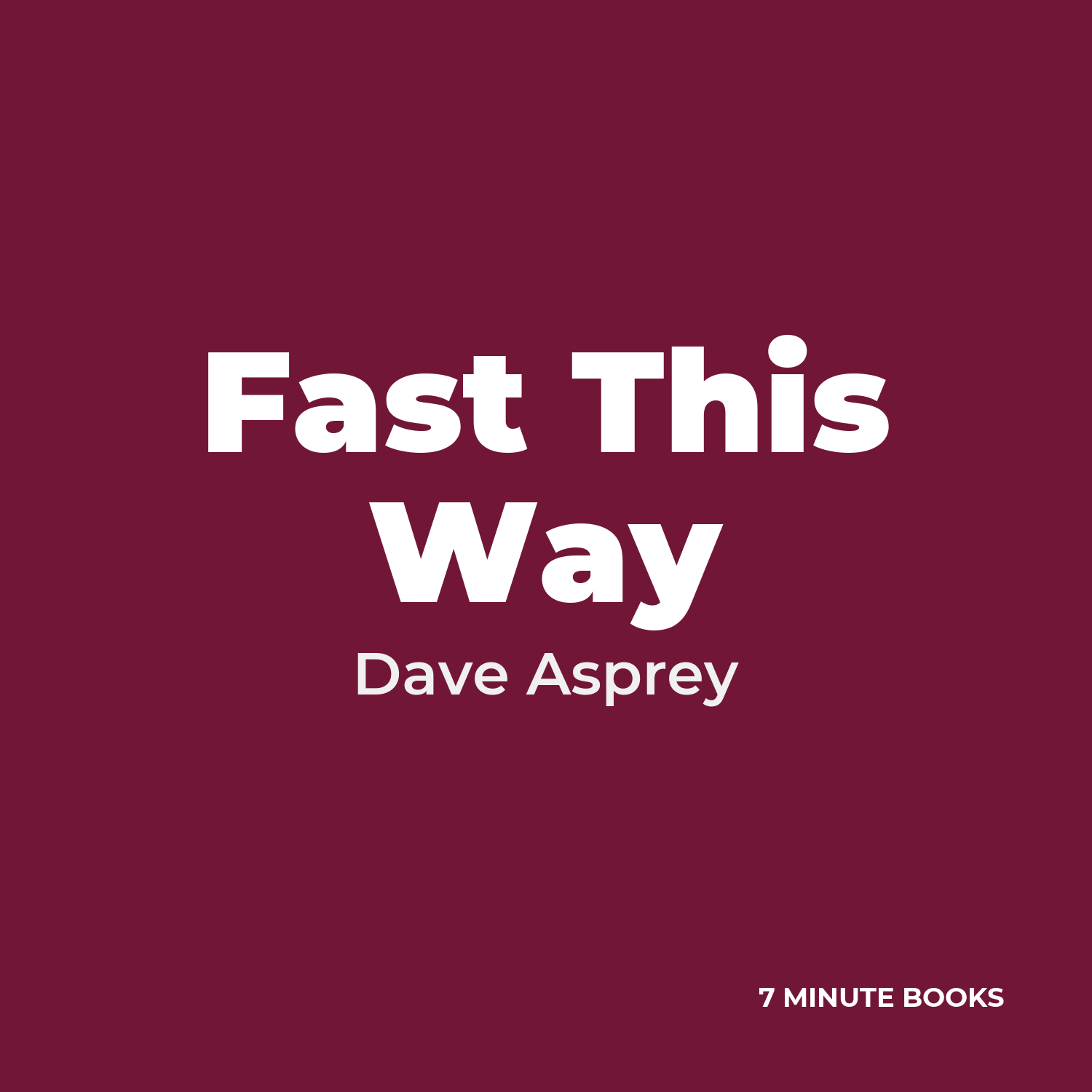 Fast This Way cover