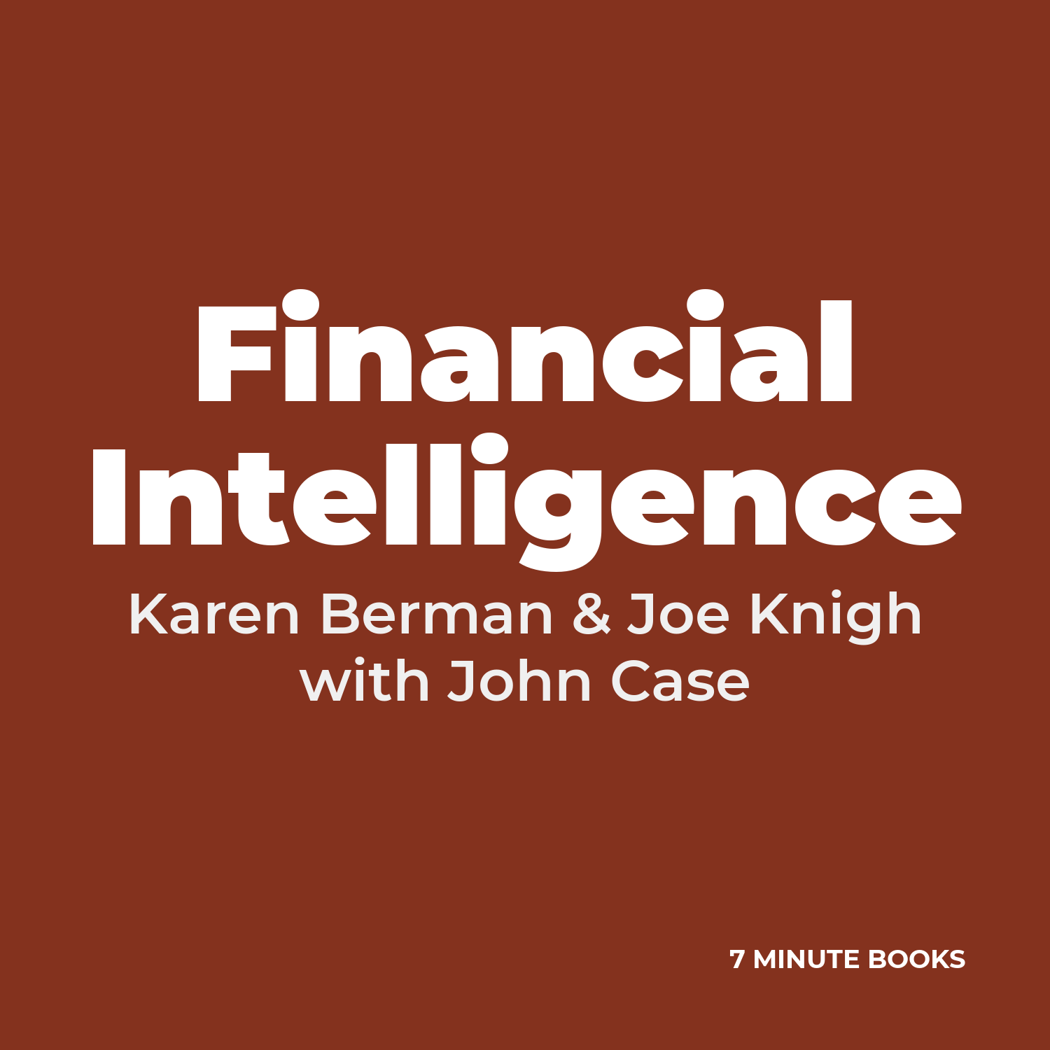 Financial Intelligence cover