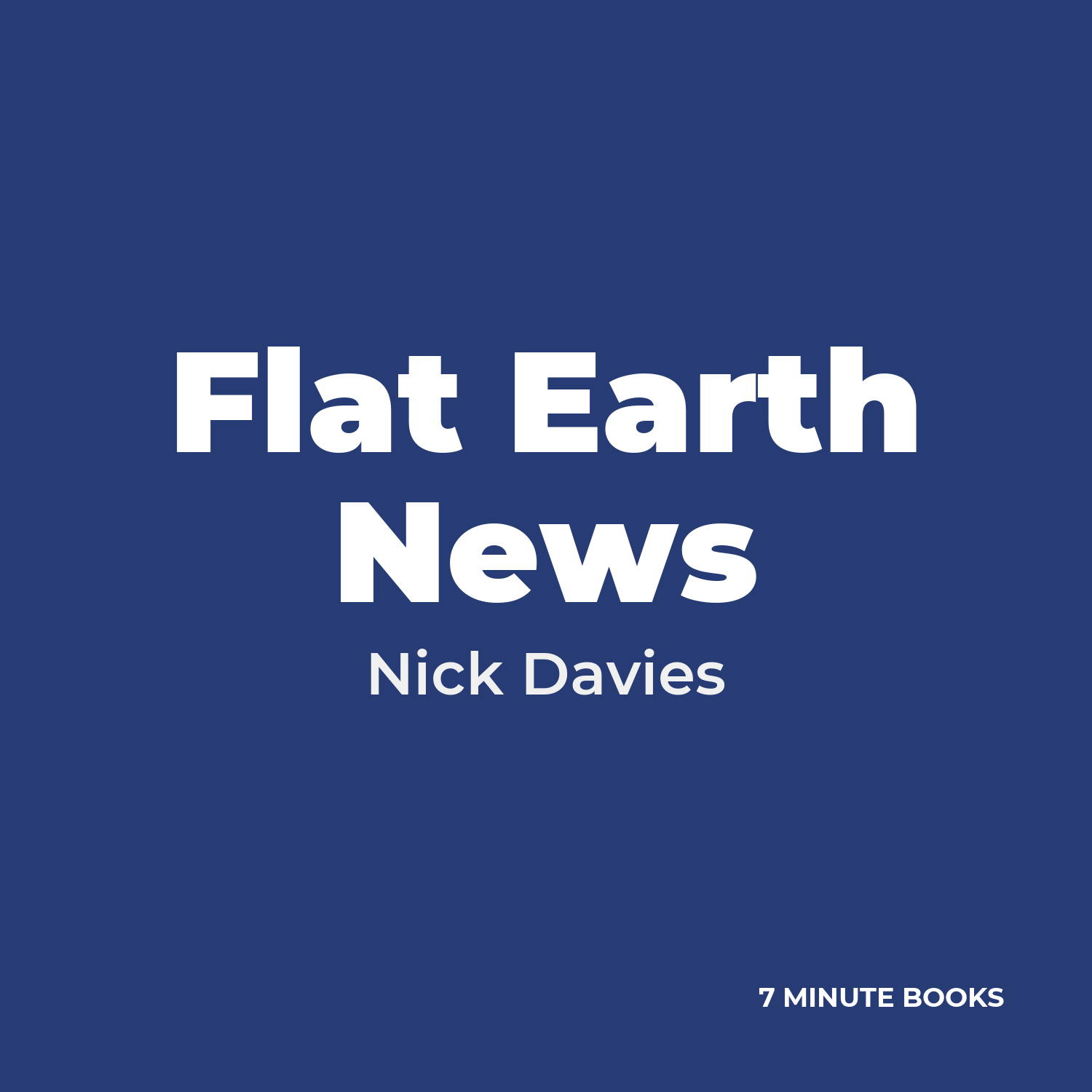 Flat Earth News cover