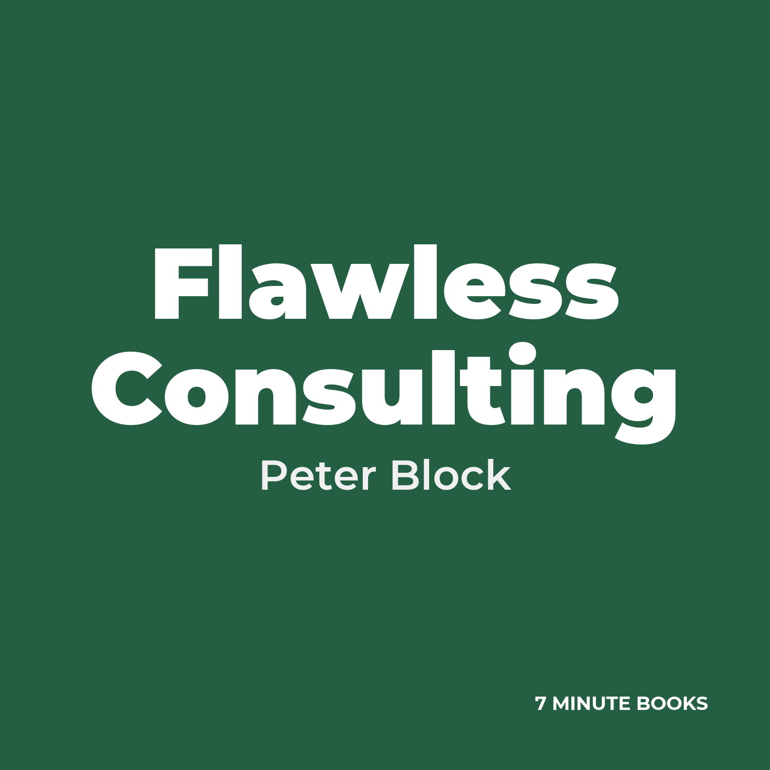 Flawless Consulting cover