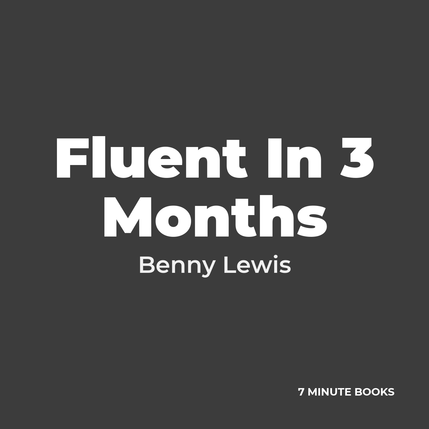 Fluent In 3 Months cover