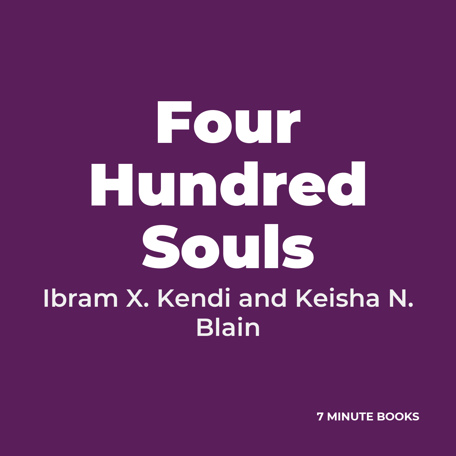 Four Hundred Souls cover