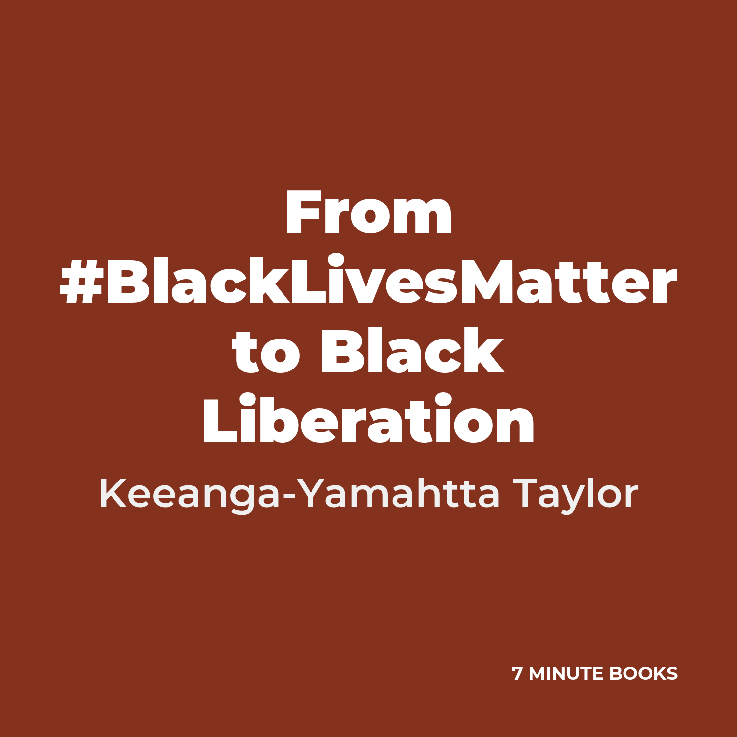 From #BlackLivesMatter to Black Liberation cover