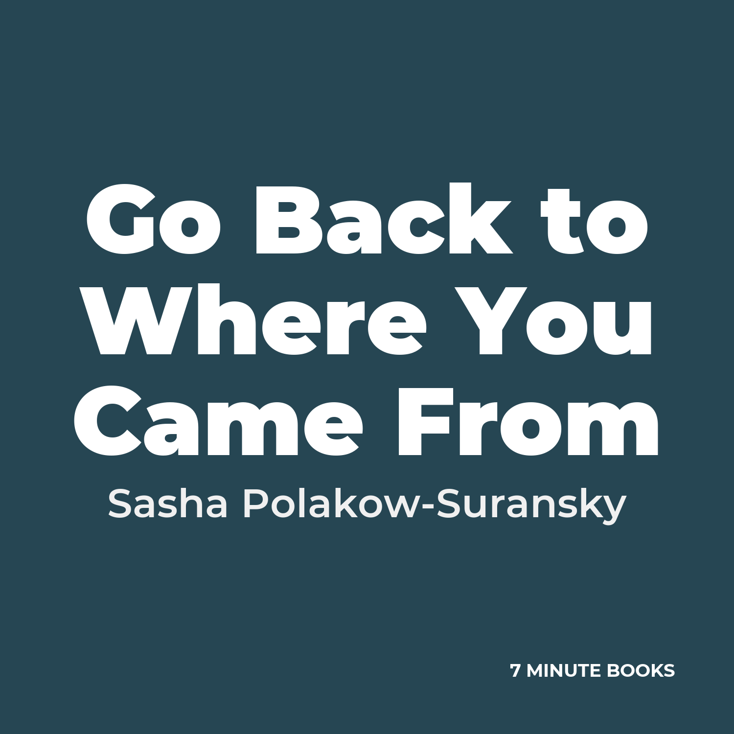 Go Back to Where You Came From cover