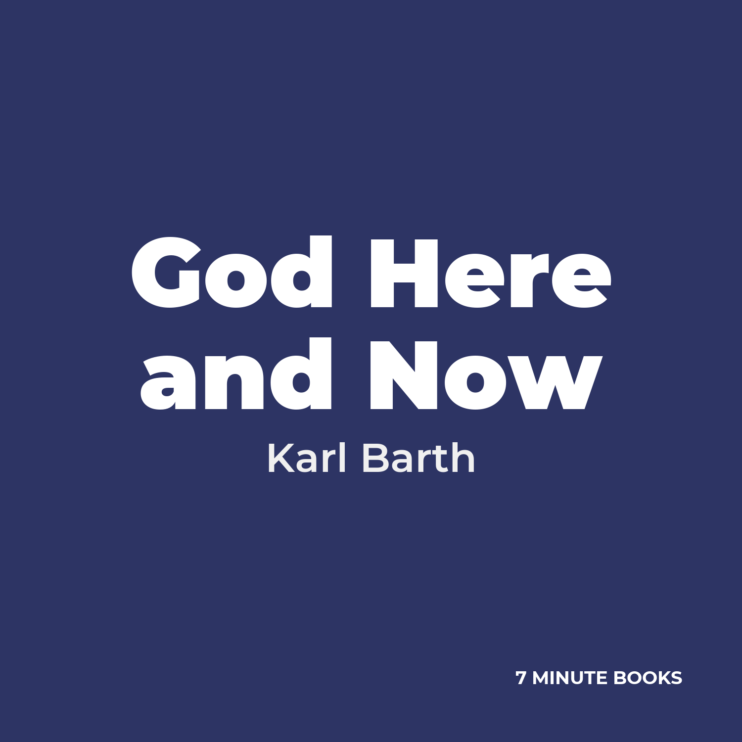 God Here and Now cover