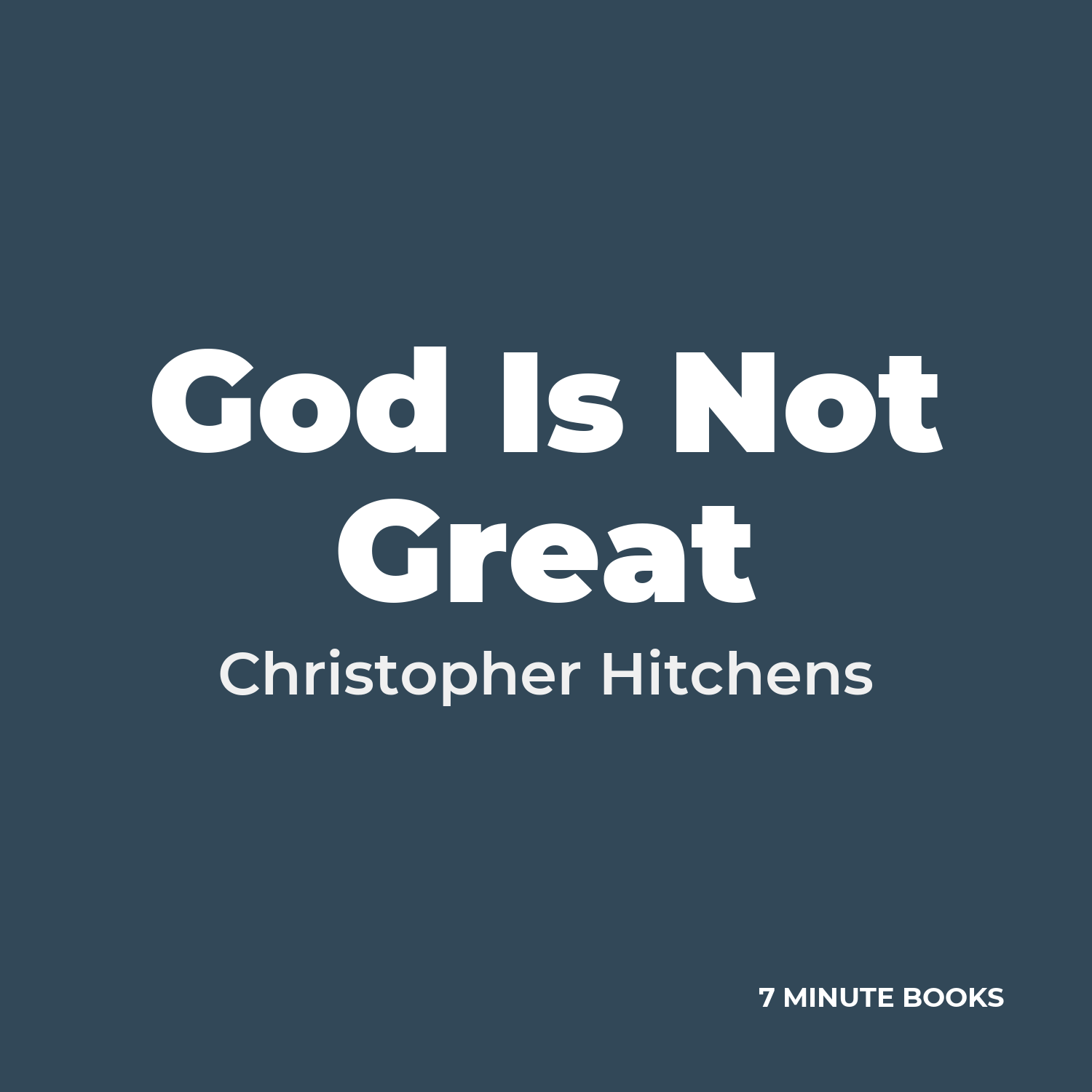 God Is Not Great cover