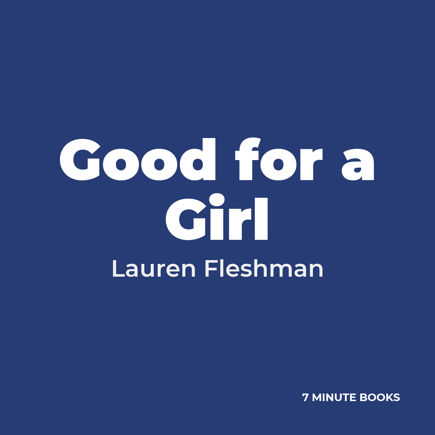 Good for a Girl cover