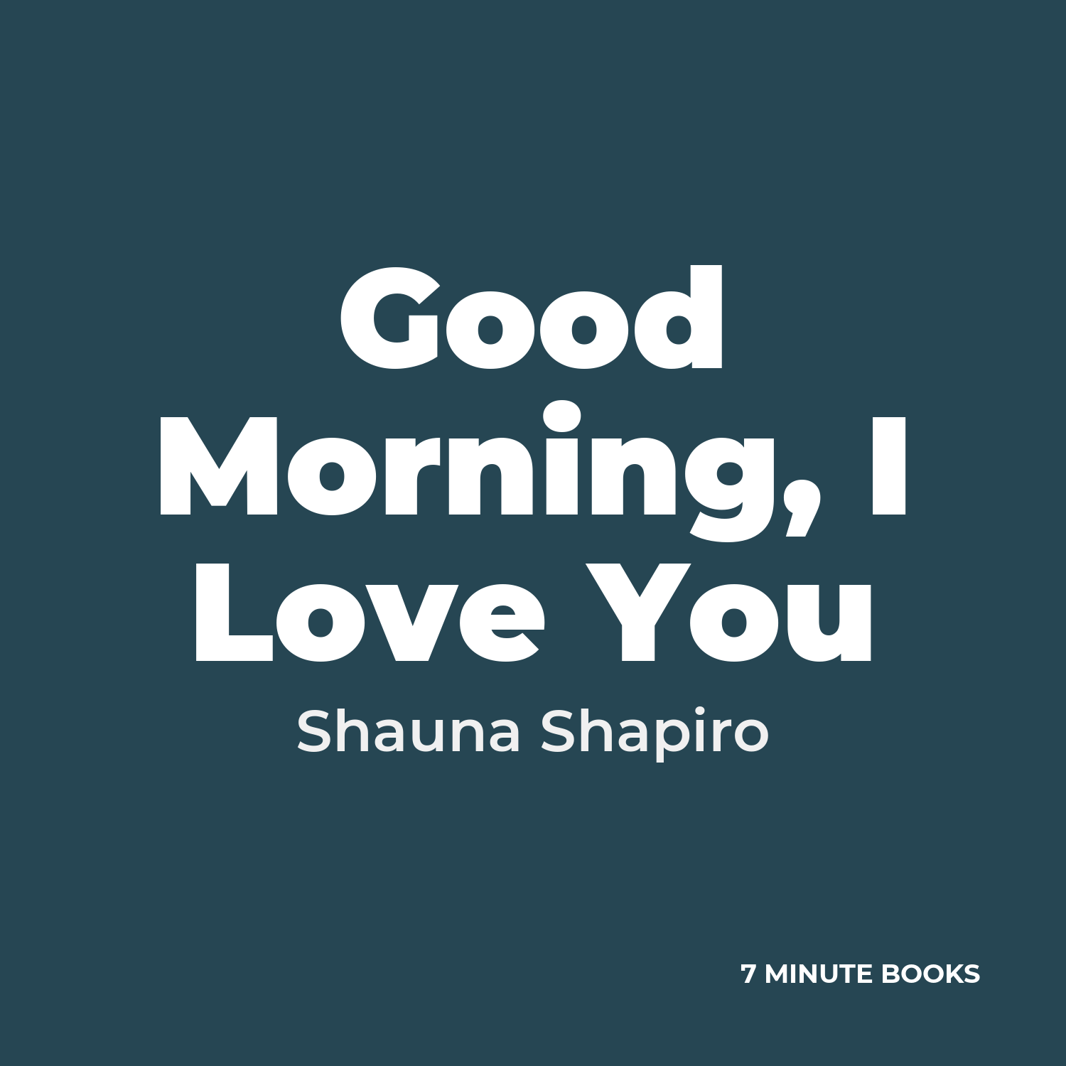 Good Morning, I Love You cover
