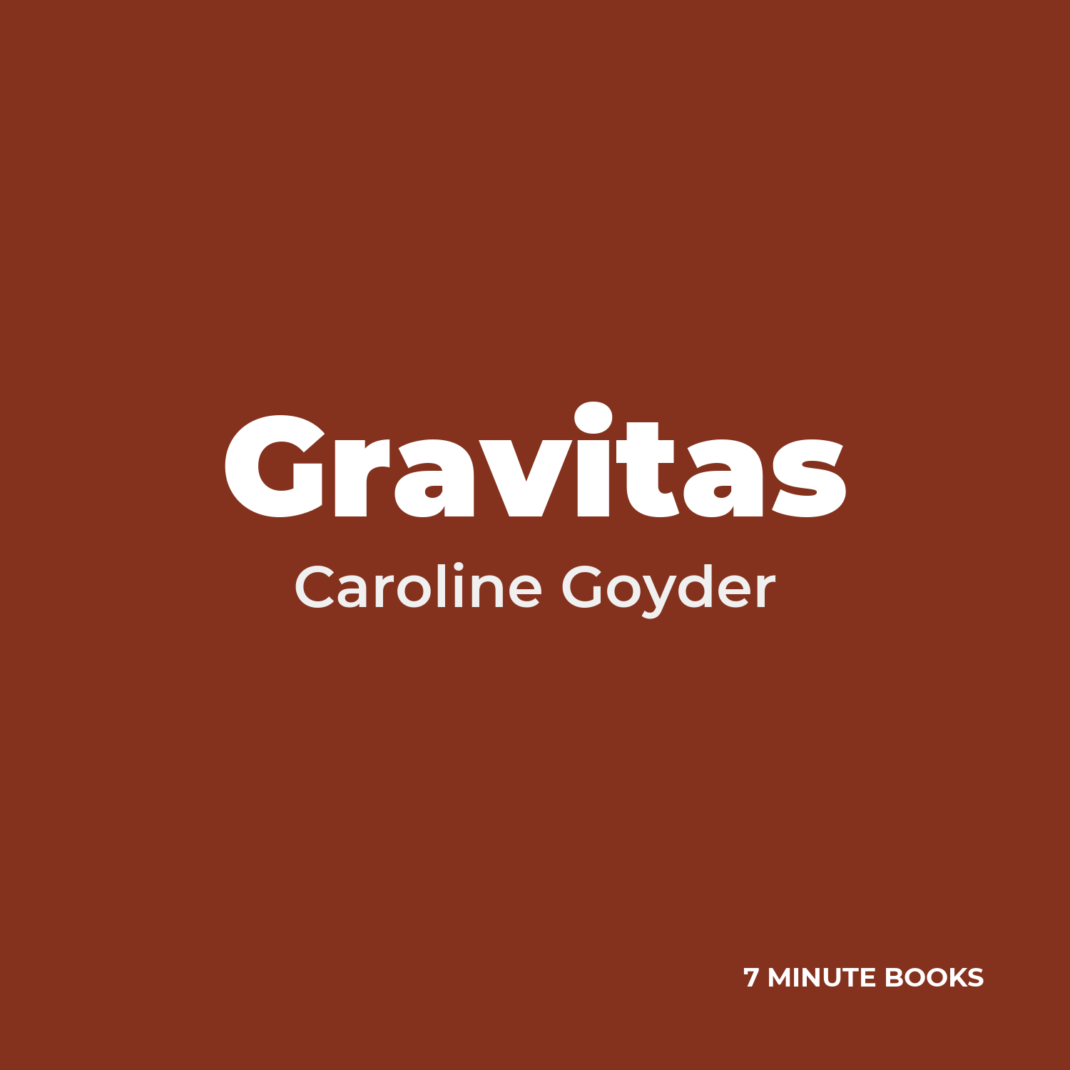 Gravitas cover
