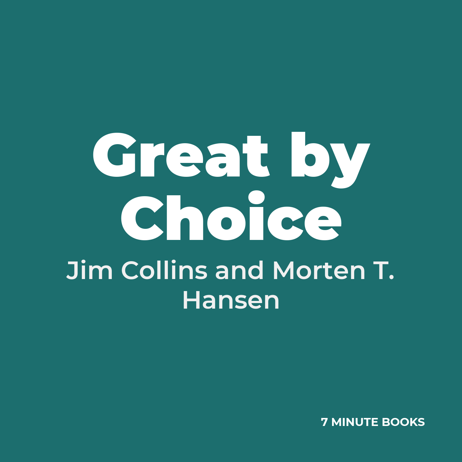 Great by Choice cover
