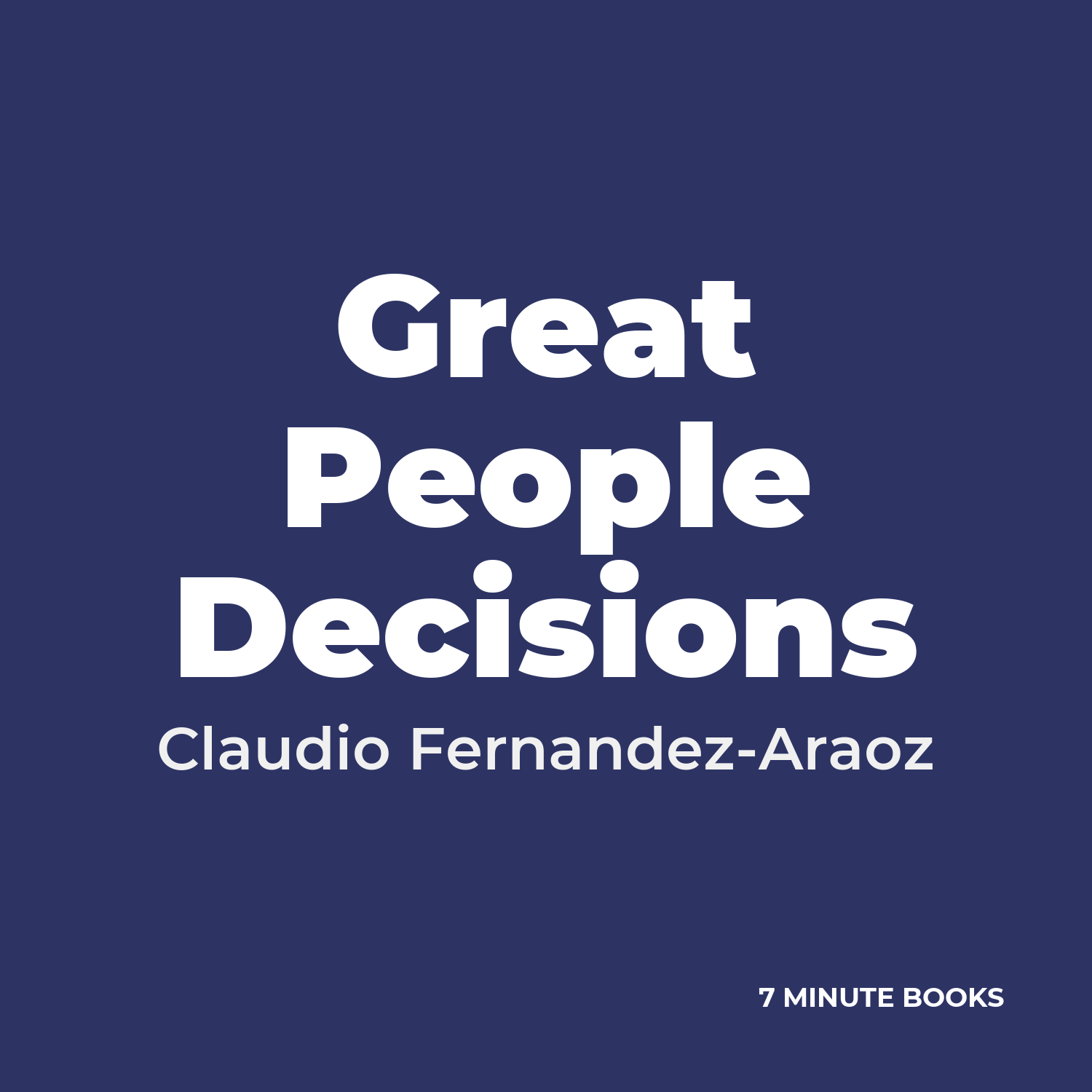 Great People Decisions cover