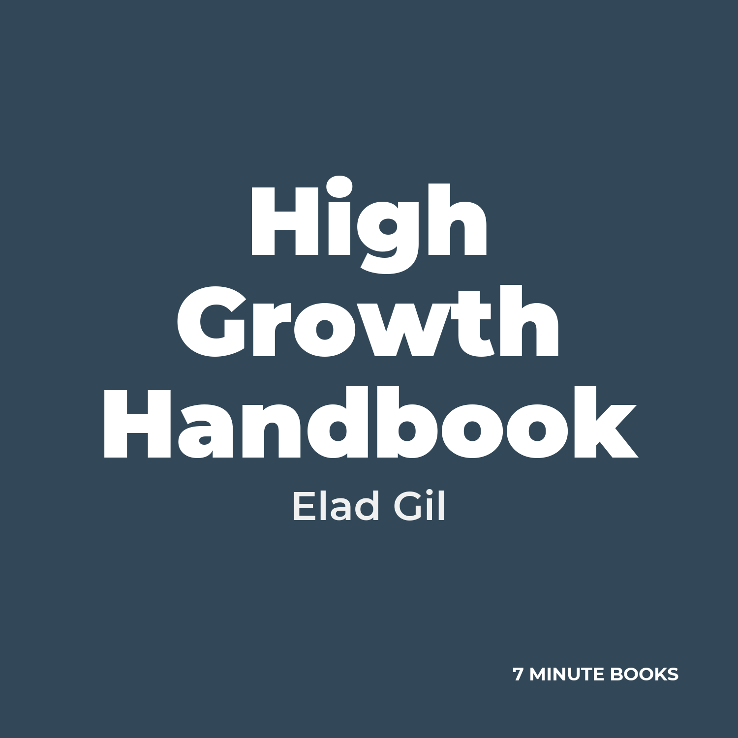 High Growth Handbook cover