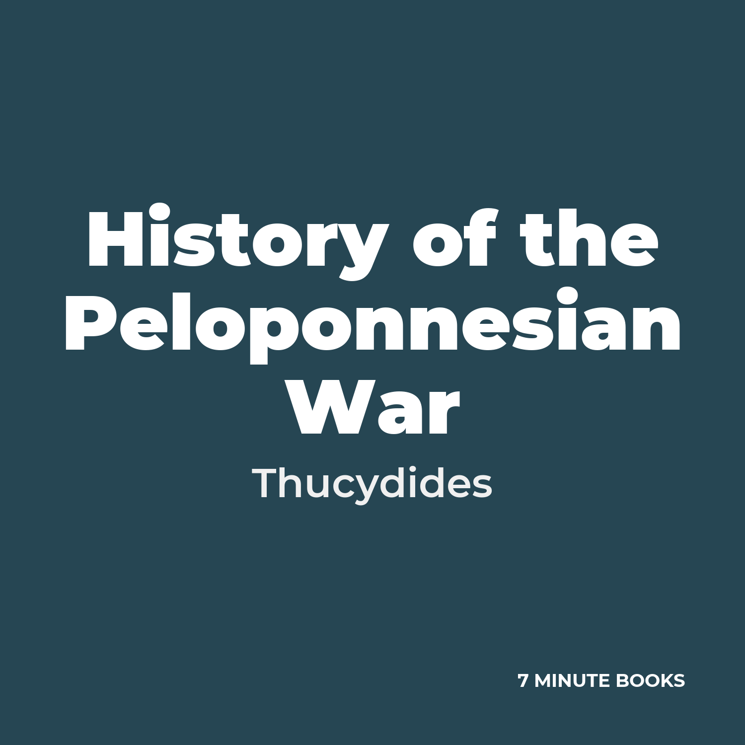 History of the Peloponnesian War cover