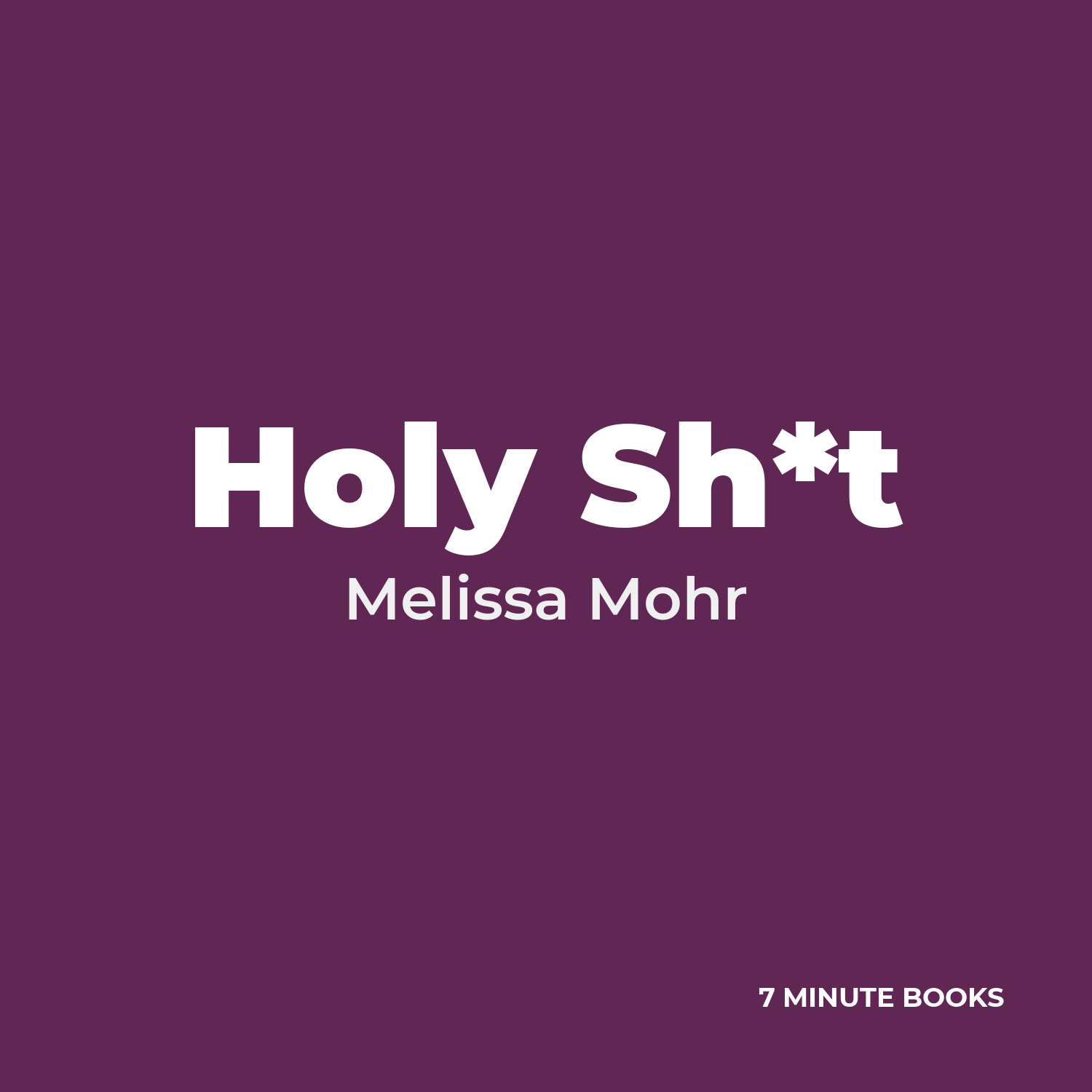 Holy Sh*t cover