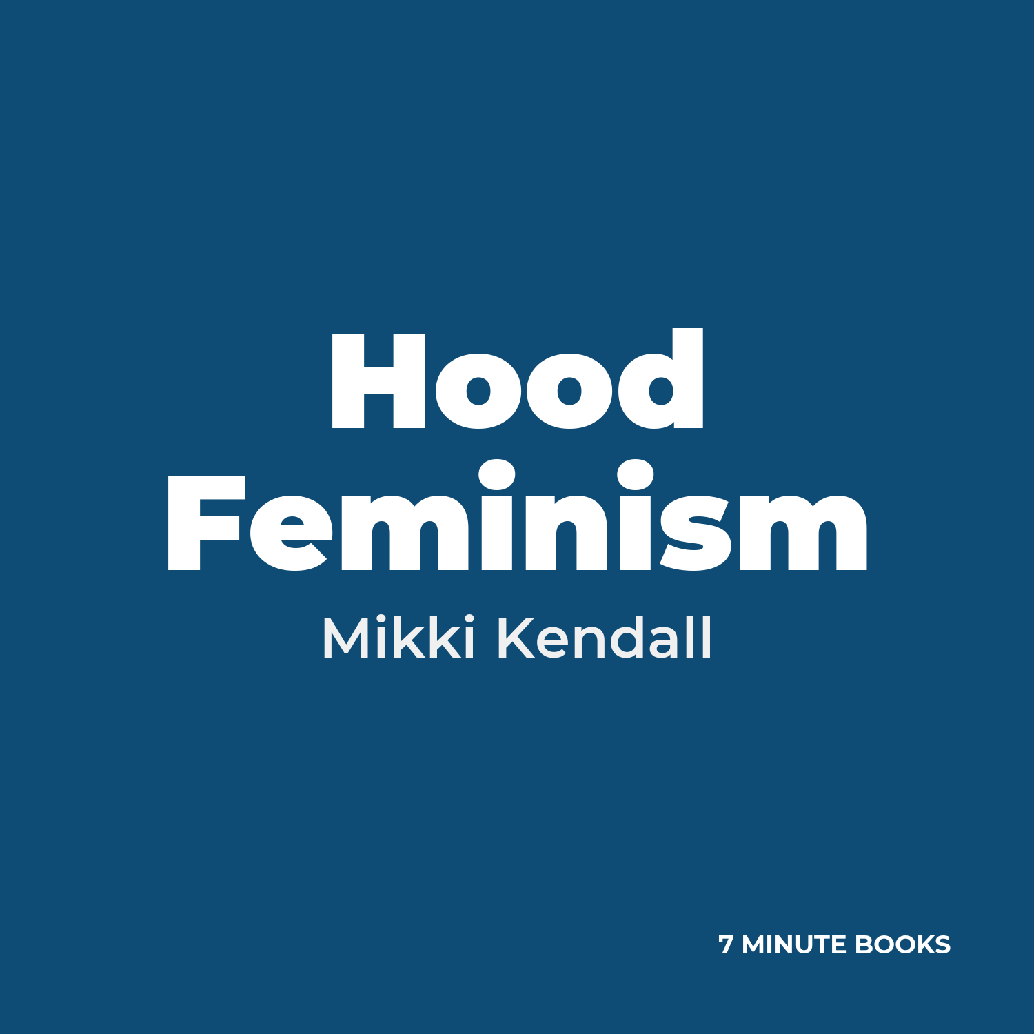 Hood Feminism cover