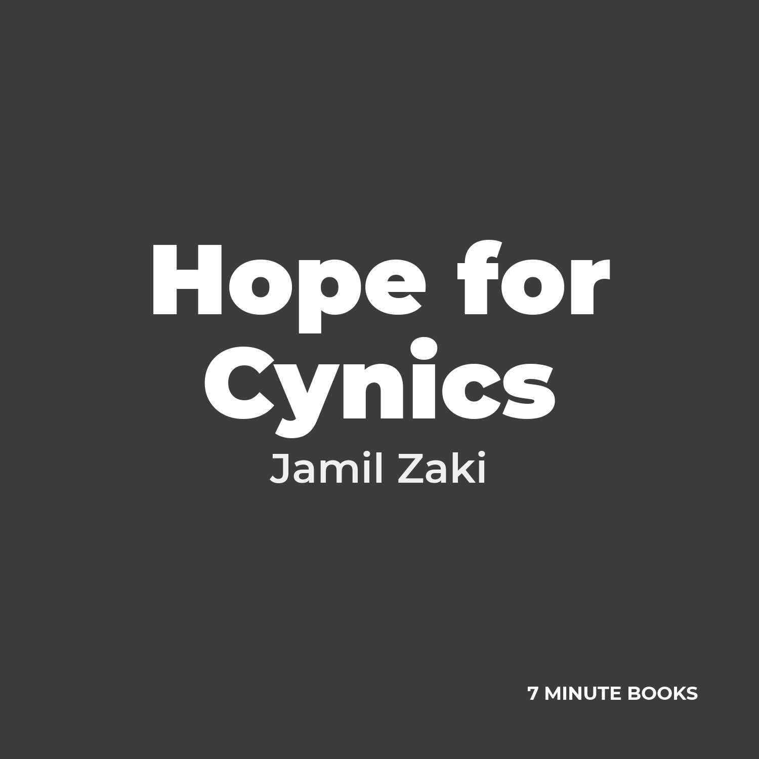 Hope for Cynics cover