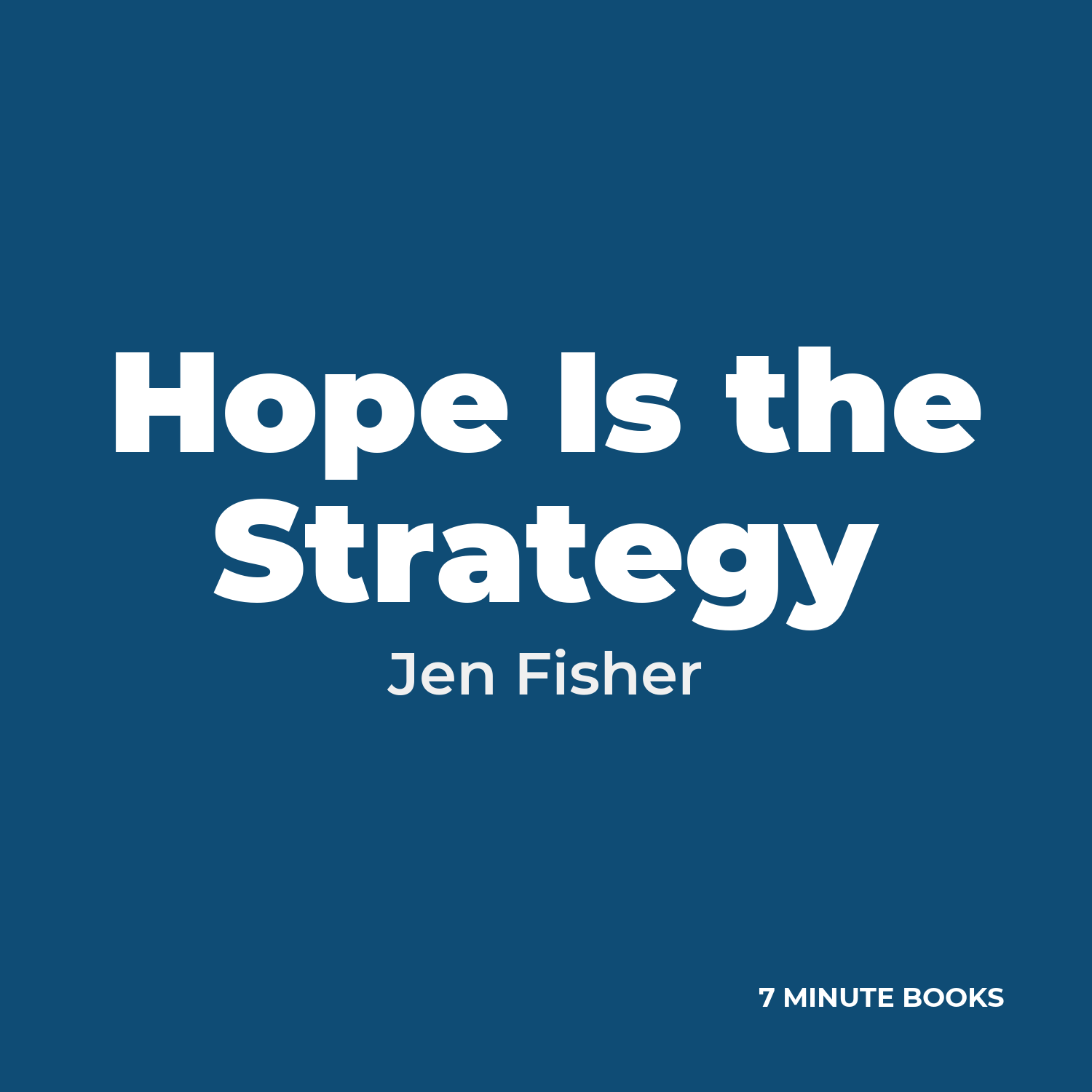 Hope Is the Strategy cover