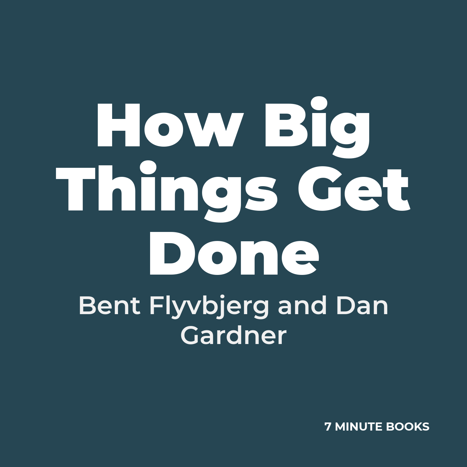 How Big Things Get Done cover
