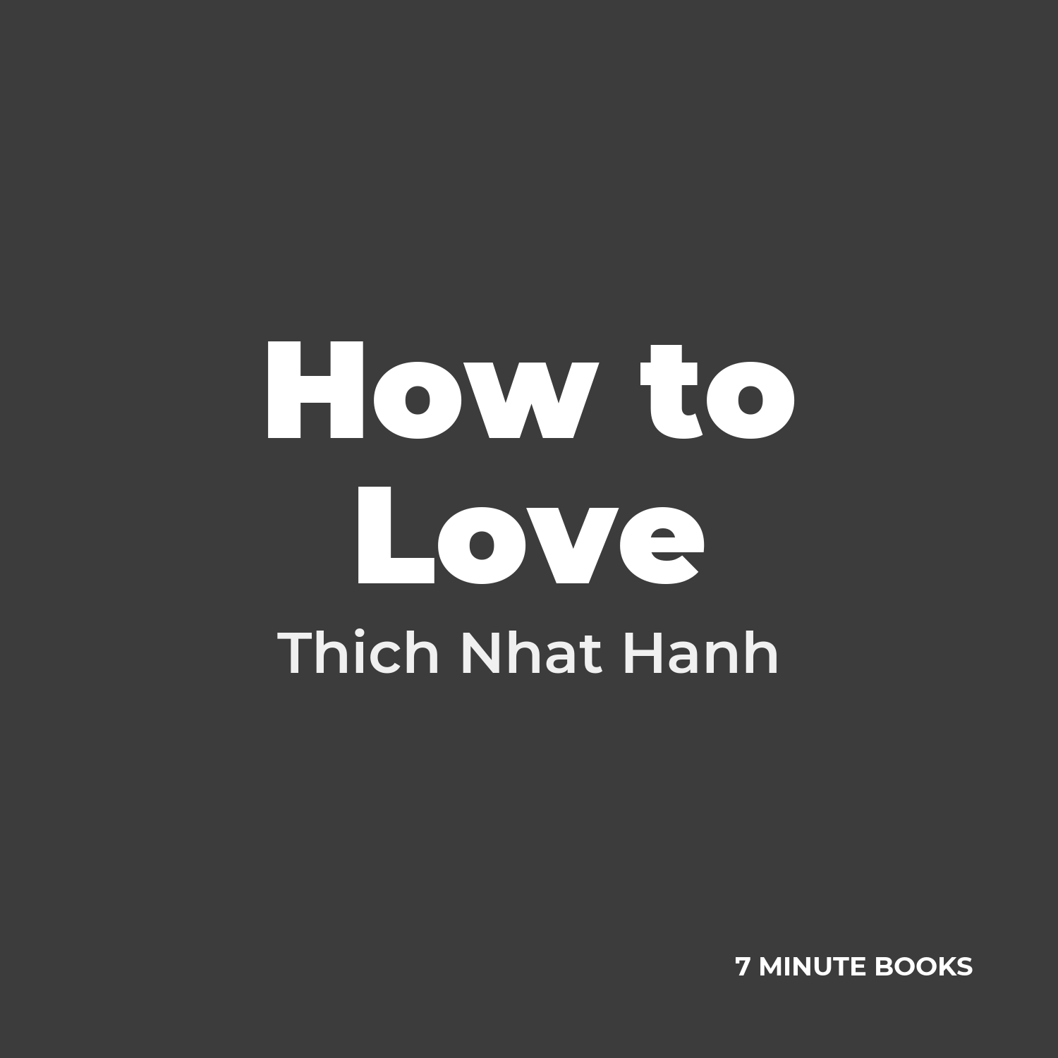 How to Love cover