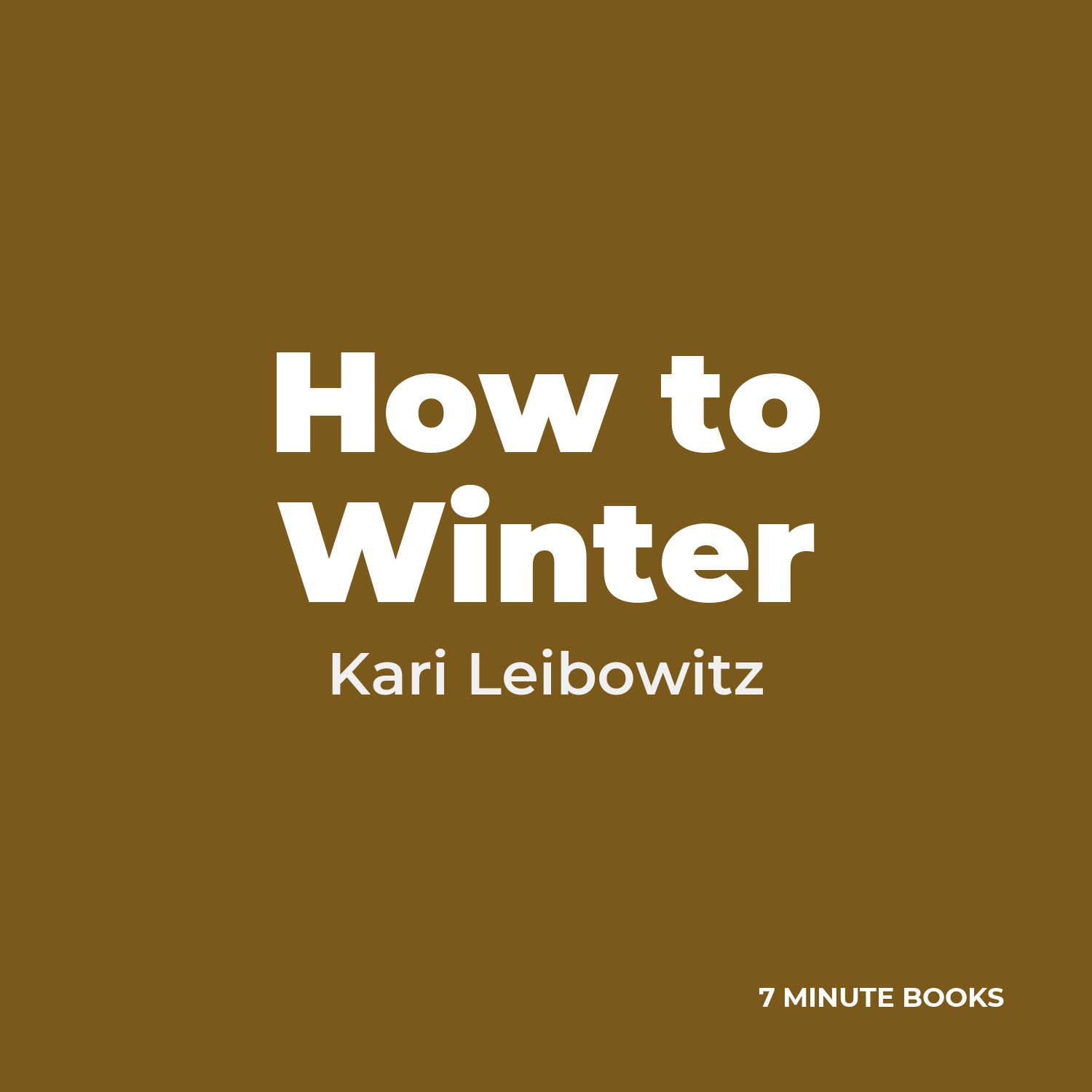 How to Winter cover