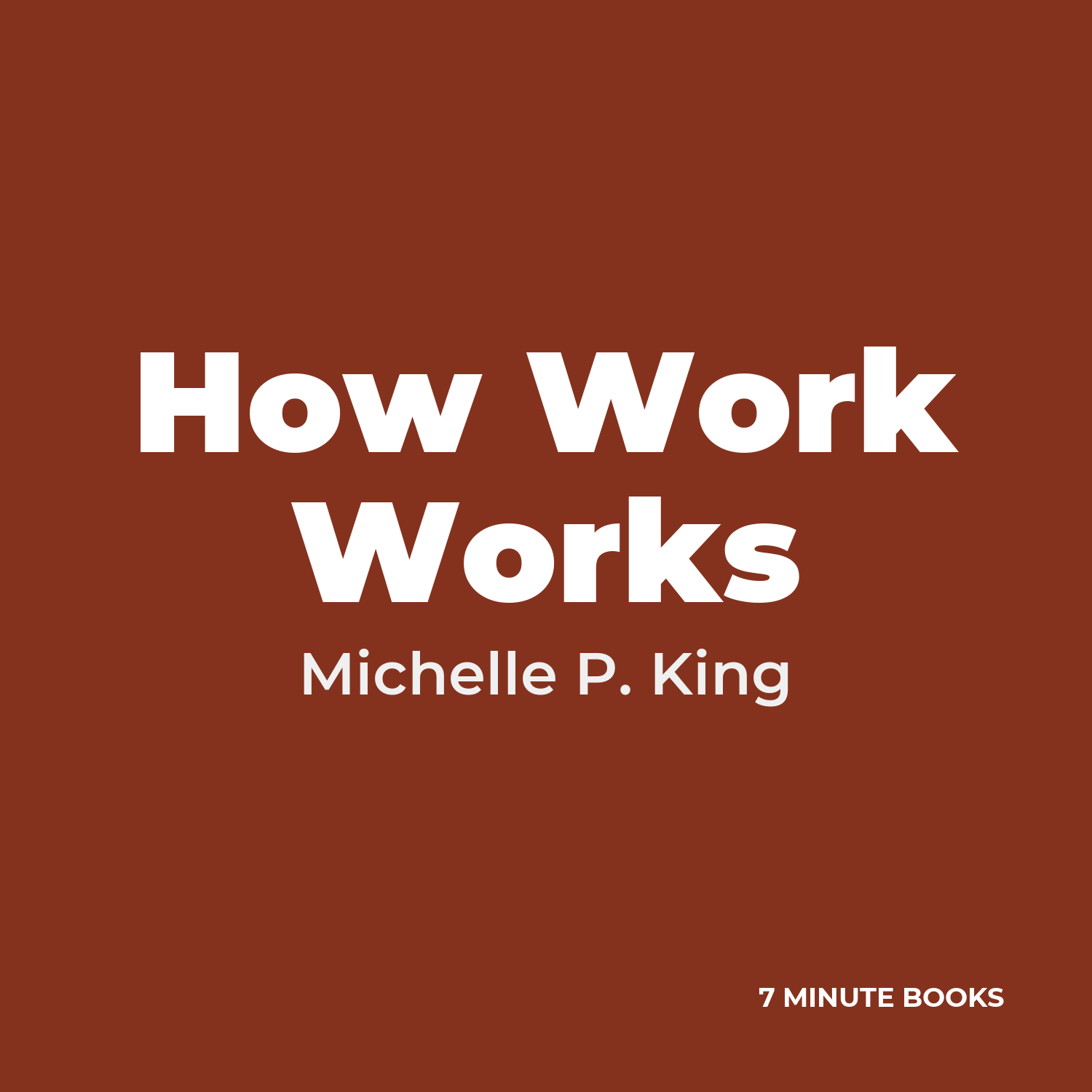 How Work Works cover