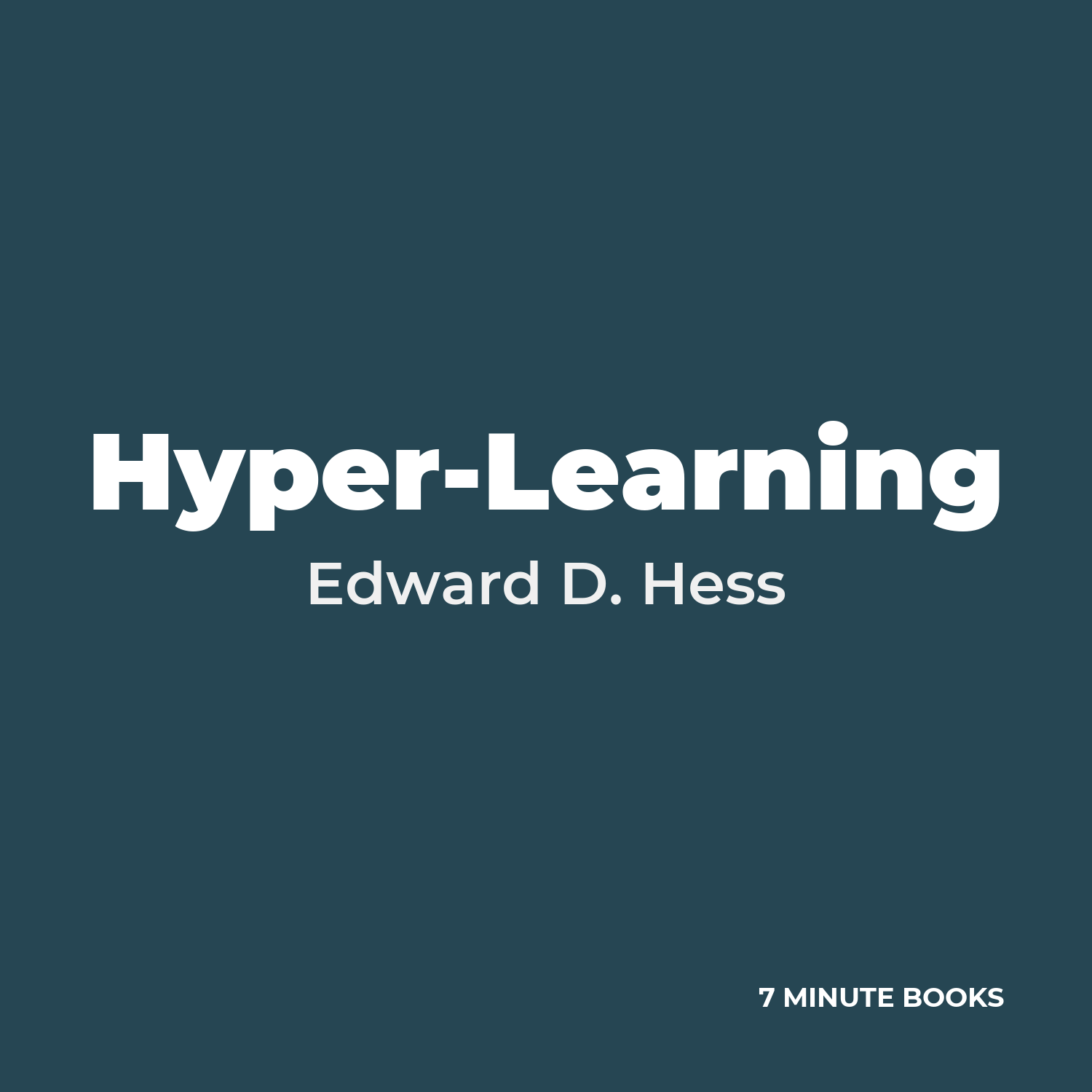 Hyper-Learning cover