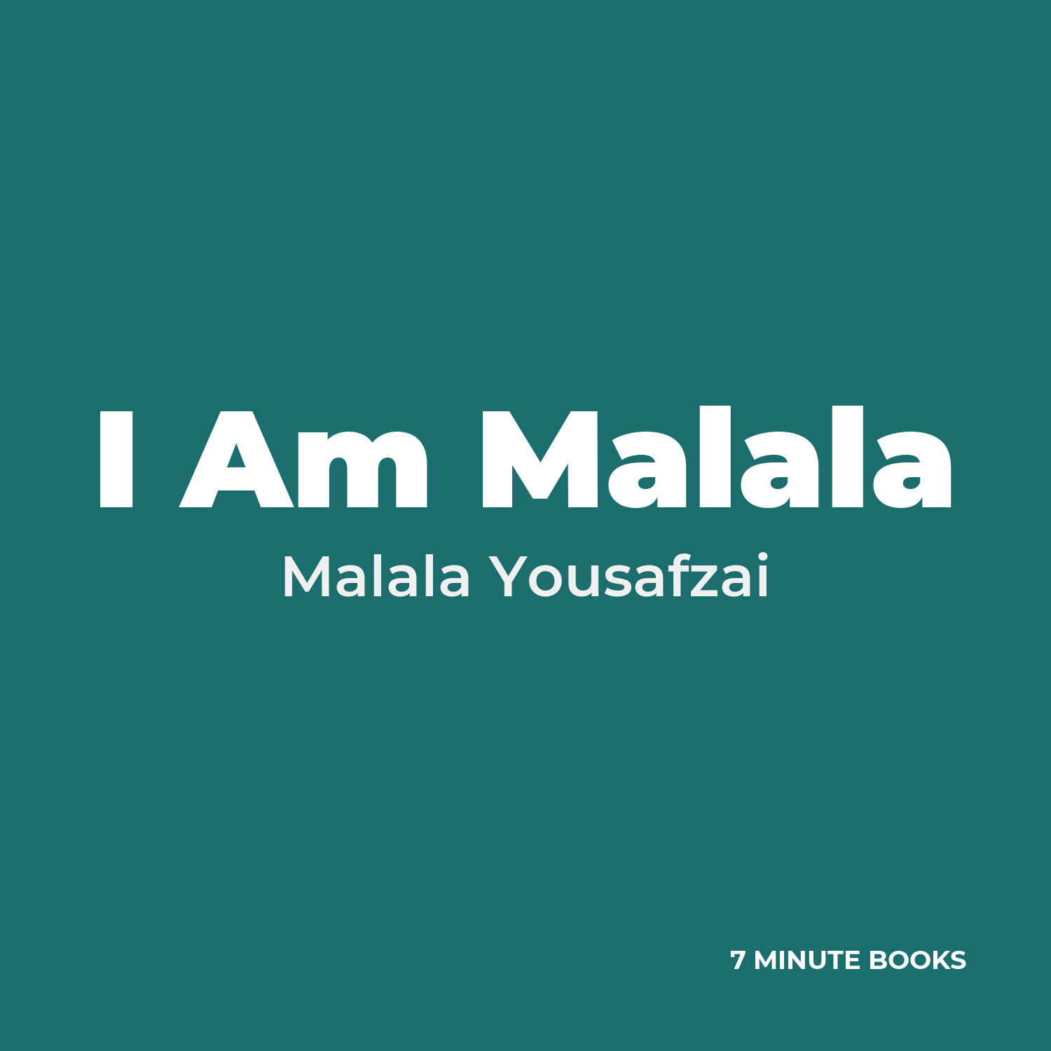 I Am Malala — by Malala Yousafzai