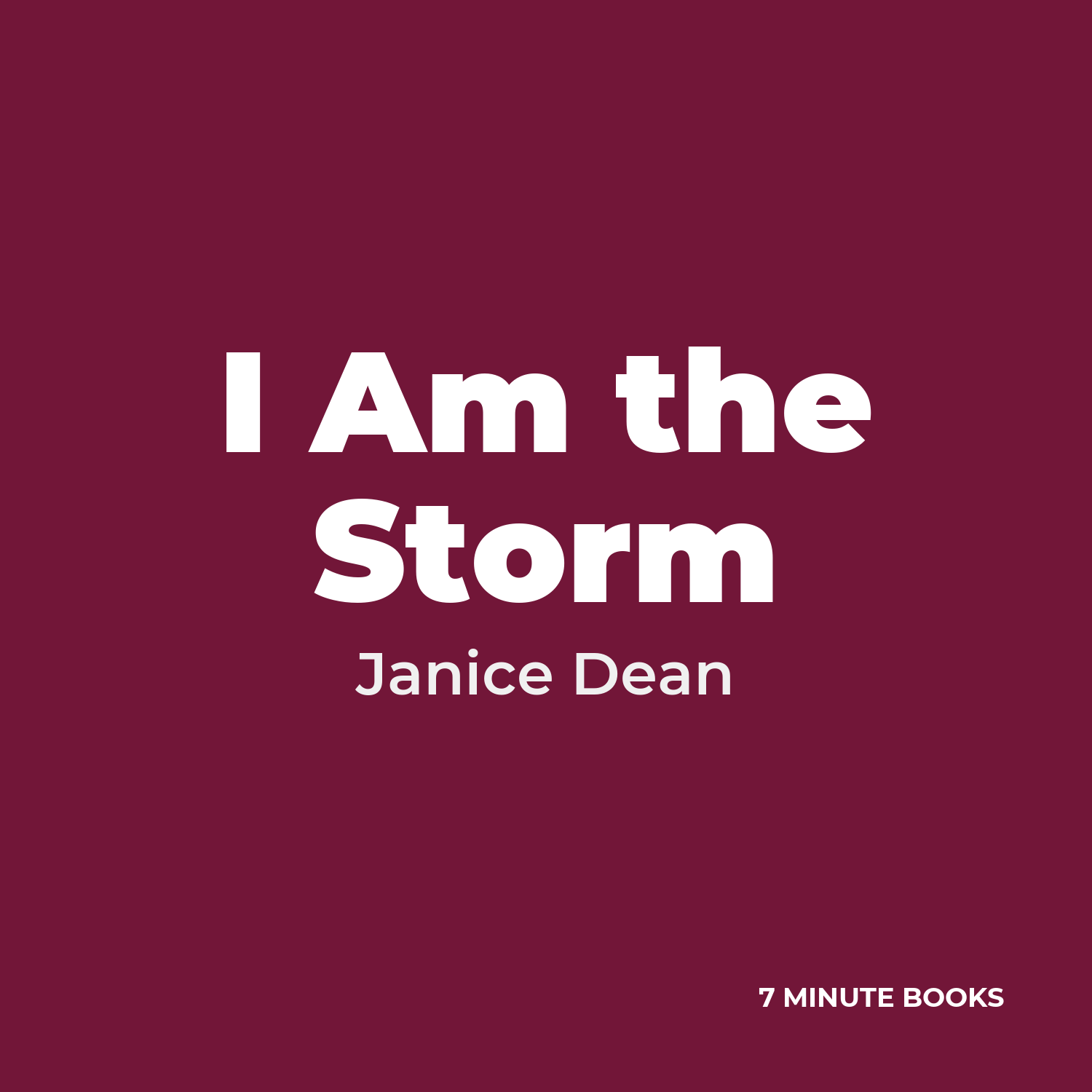 I Am the Storm cover