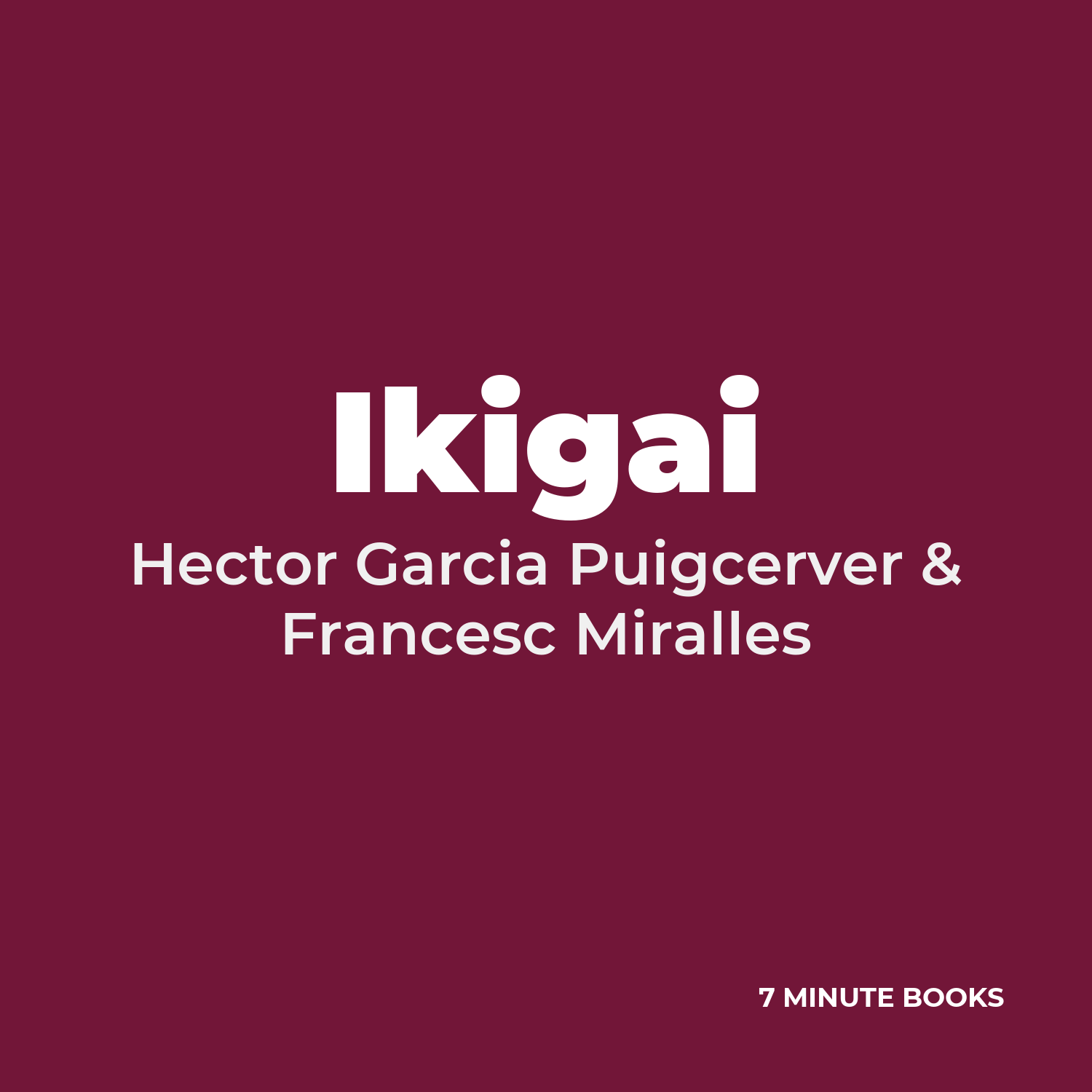 Ikigai cover