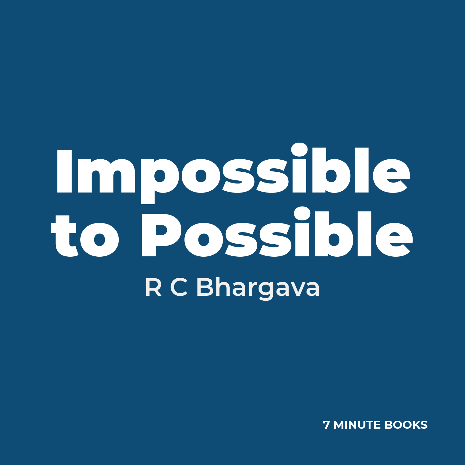 Impossible to Possible cover