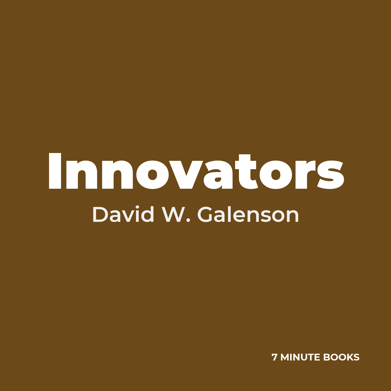 Innovators cover