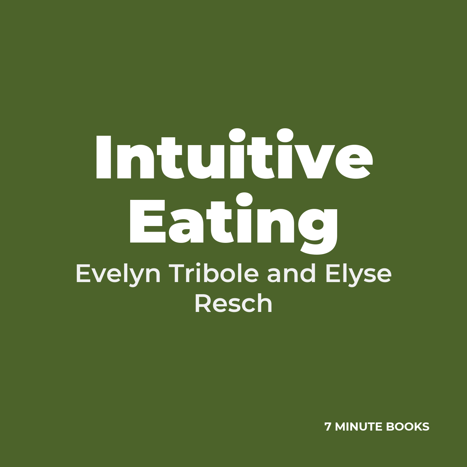 Intuitive Eating cover