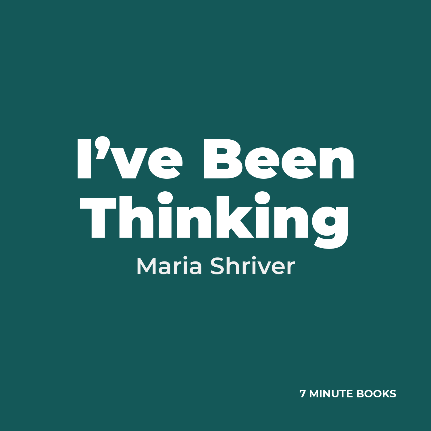 I’ve Been Thinking cover