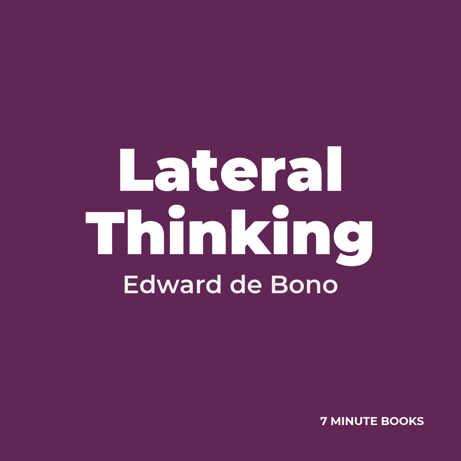 Lateral Thinking cover