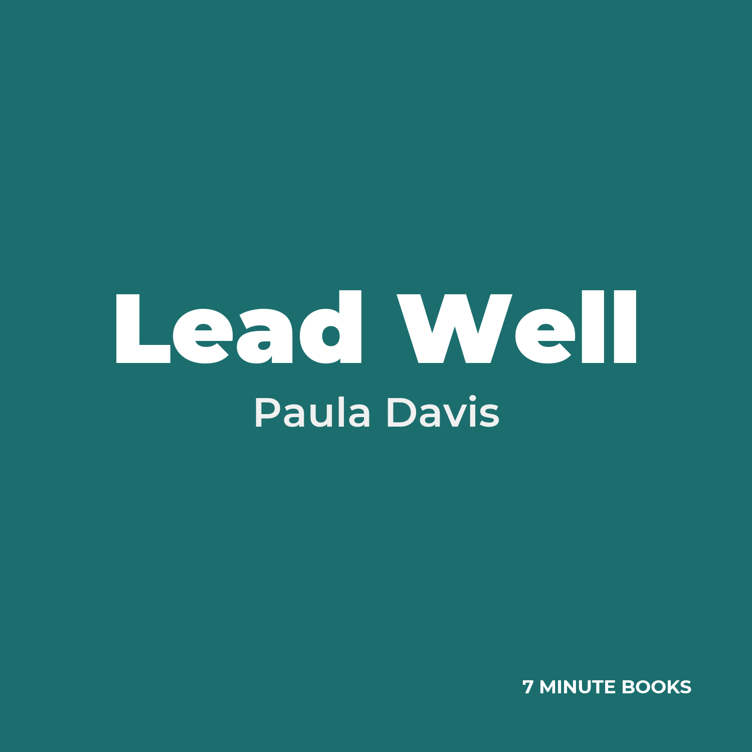 Lead Well cover