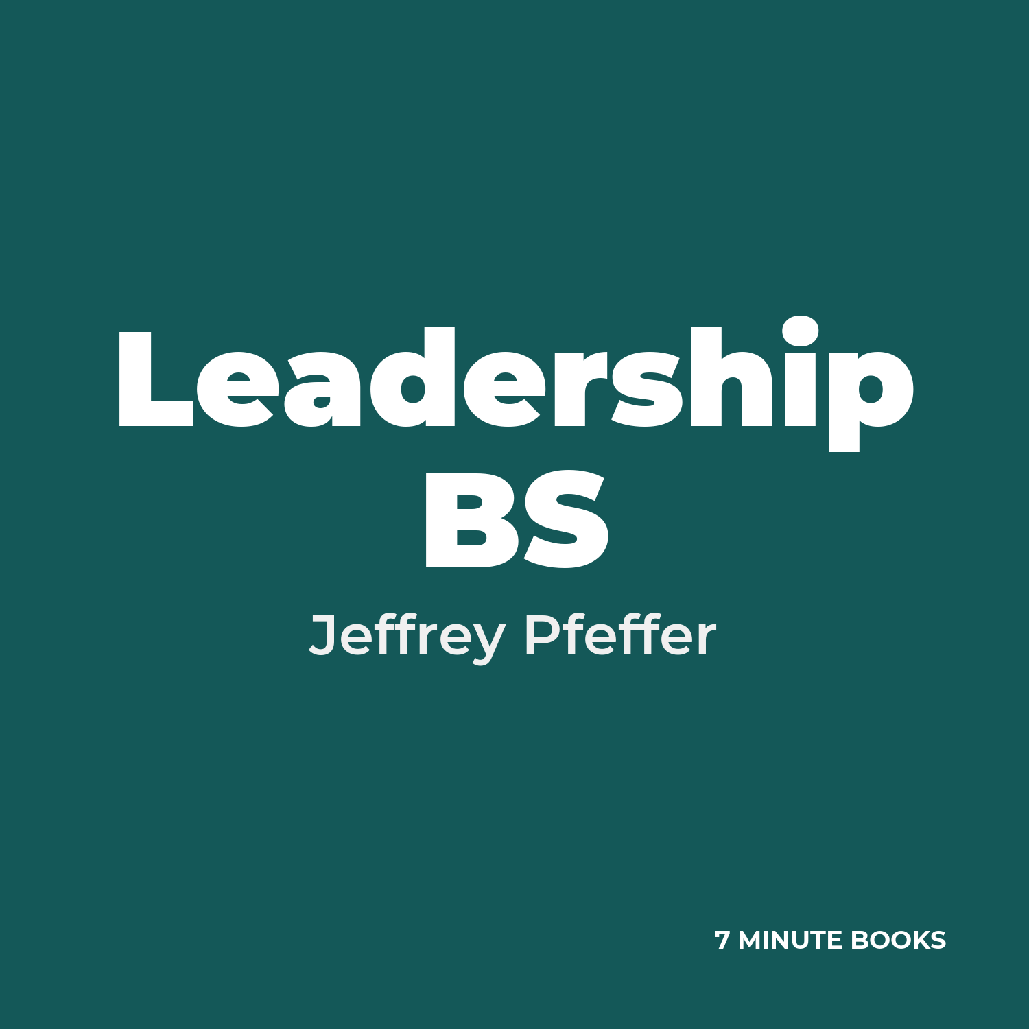Leadership BS cover