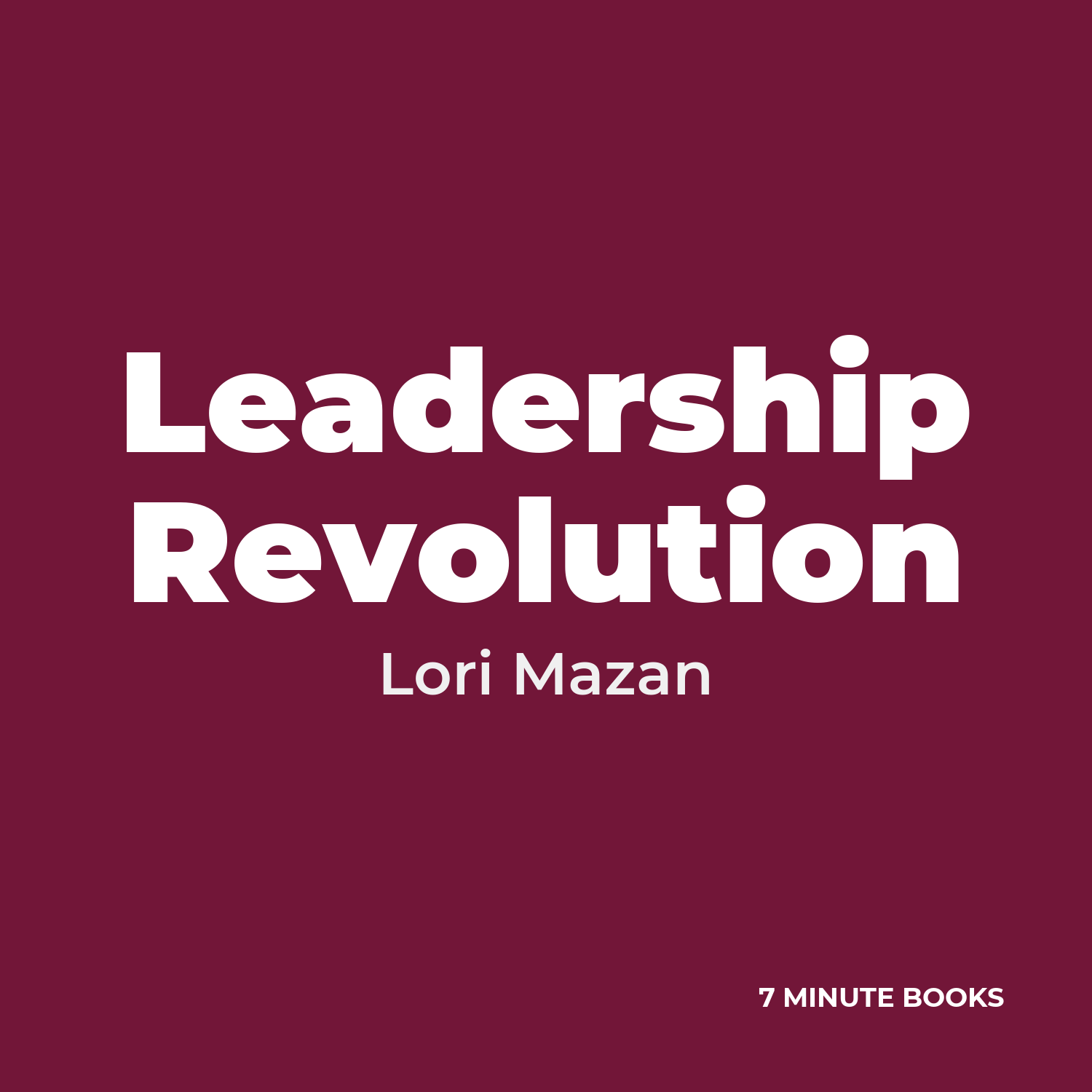 Leadership Revolution cover