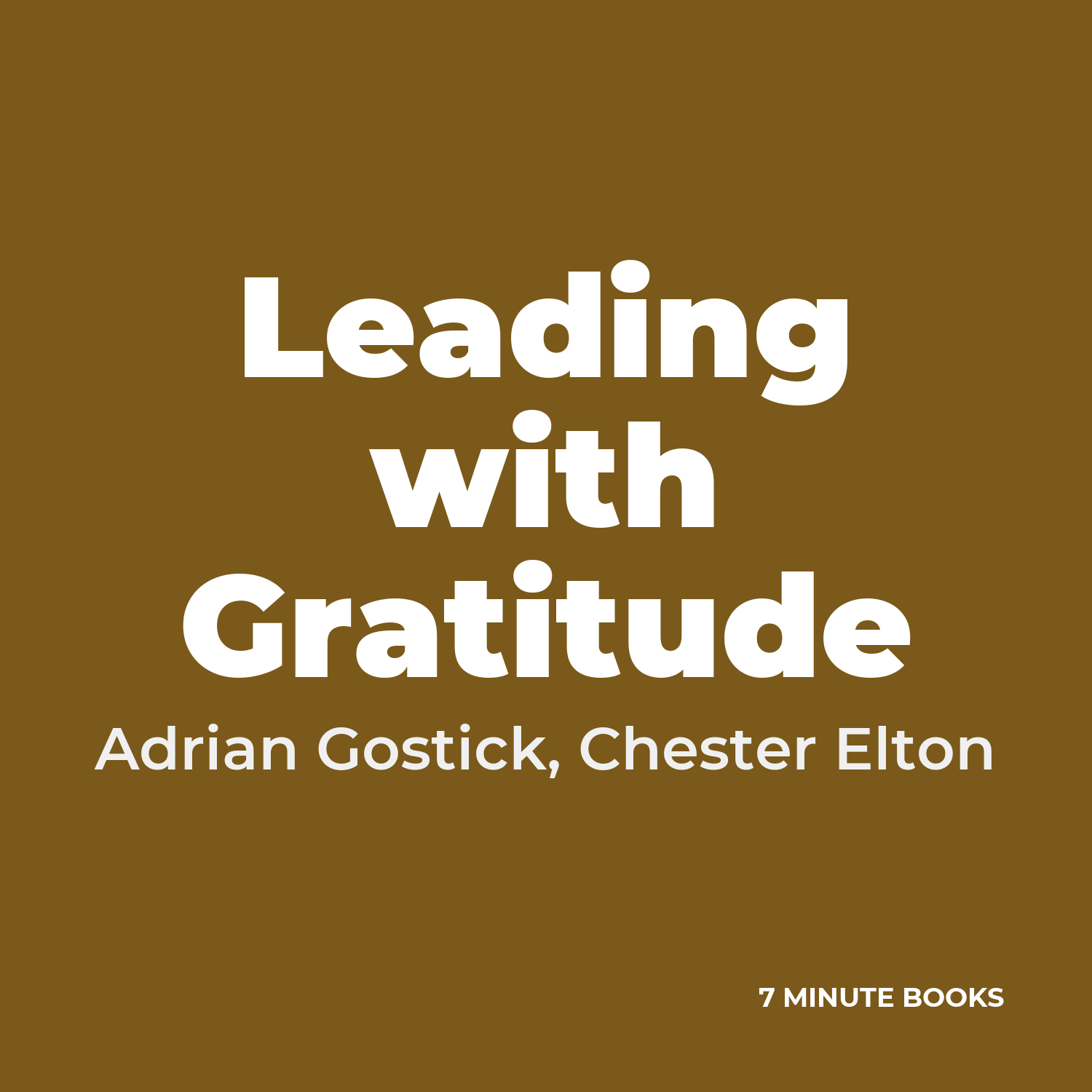 Leading with Gratitude cover