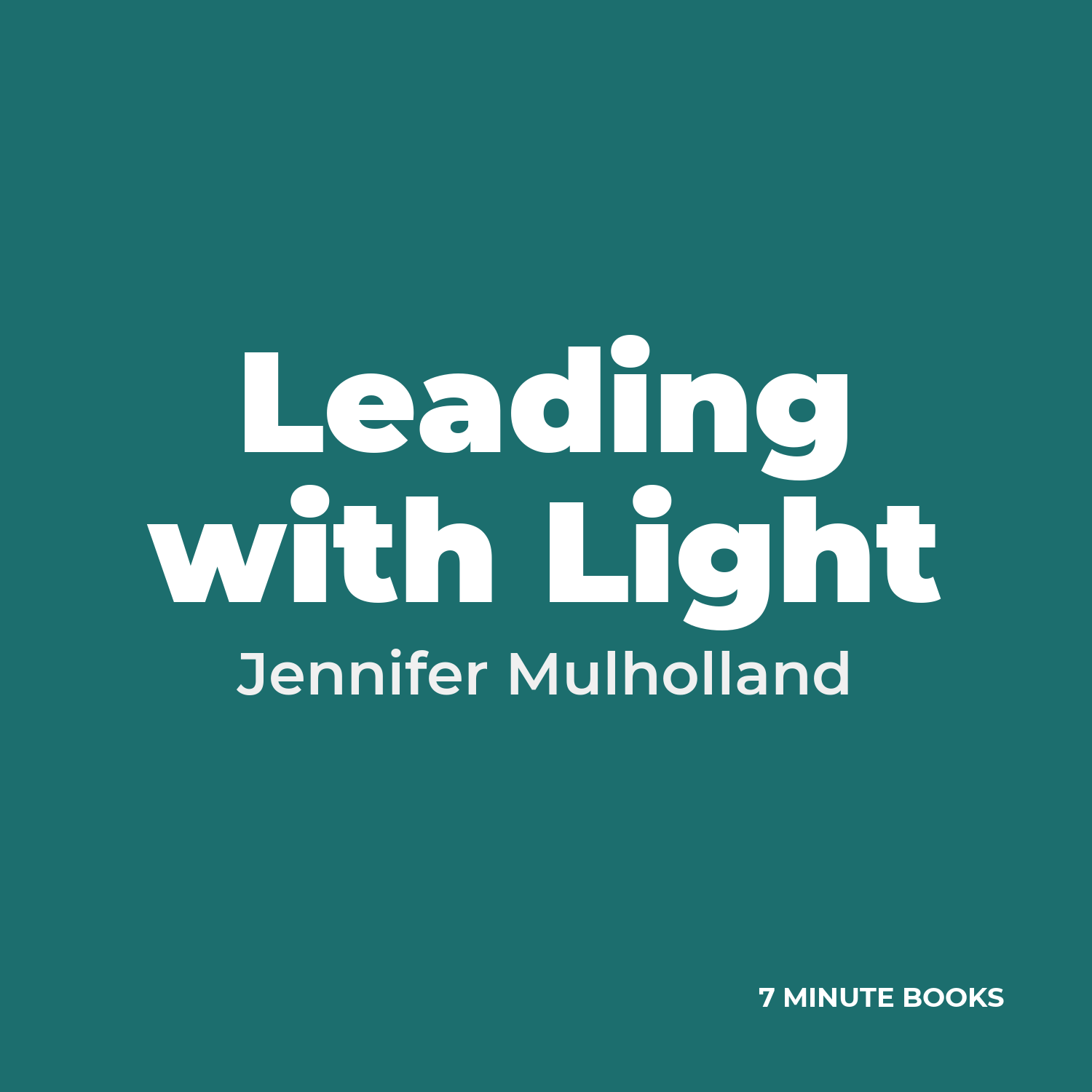 Leading with Light cover