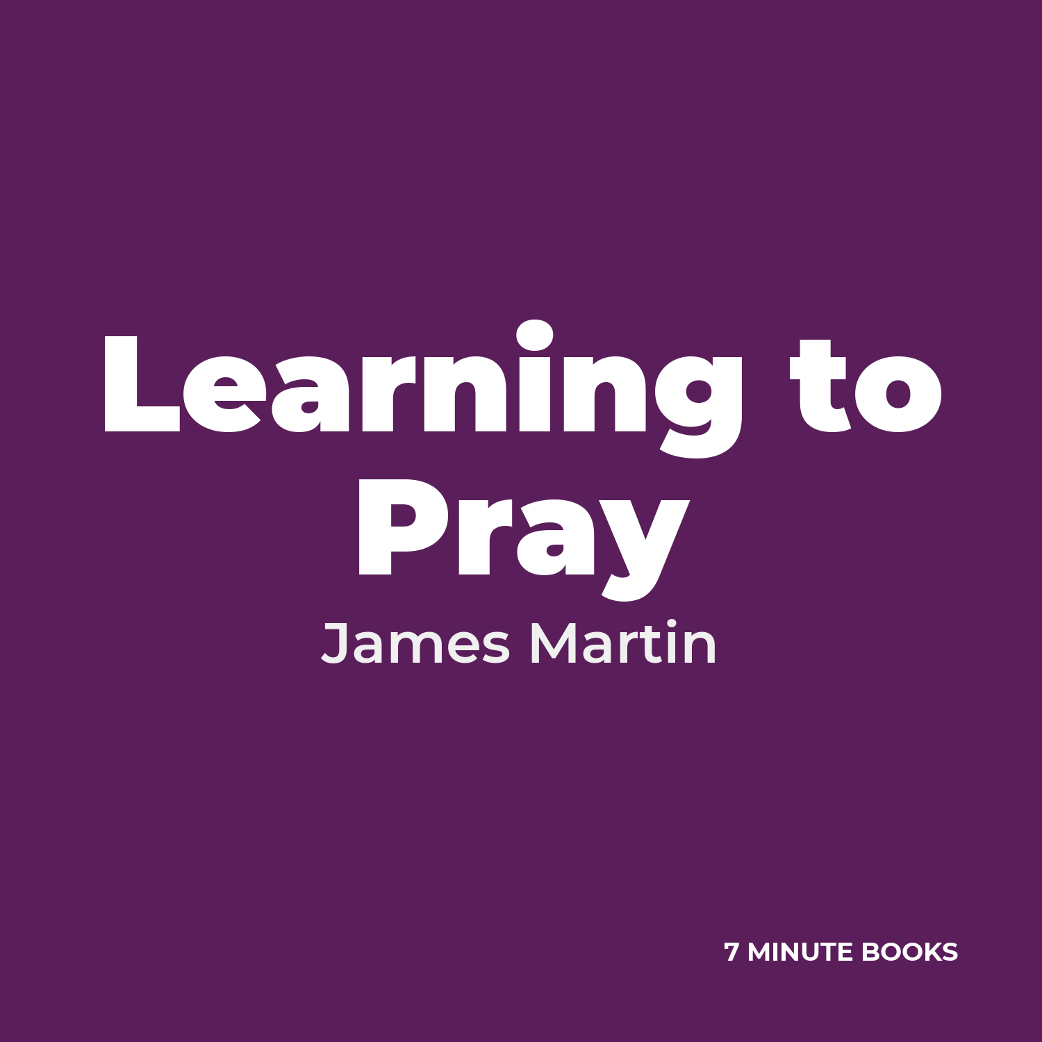 Learning to Pray cover