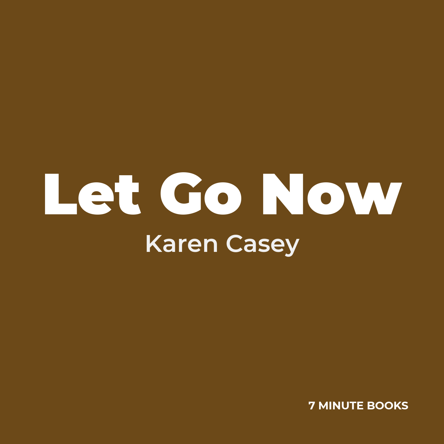Let Go Now cover