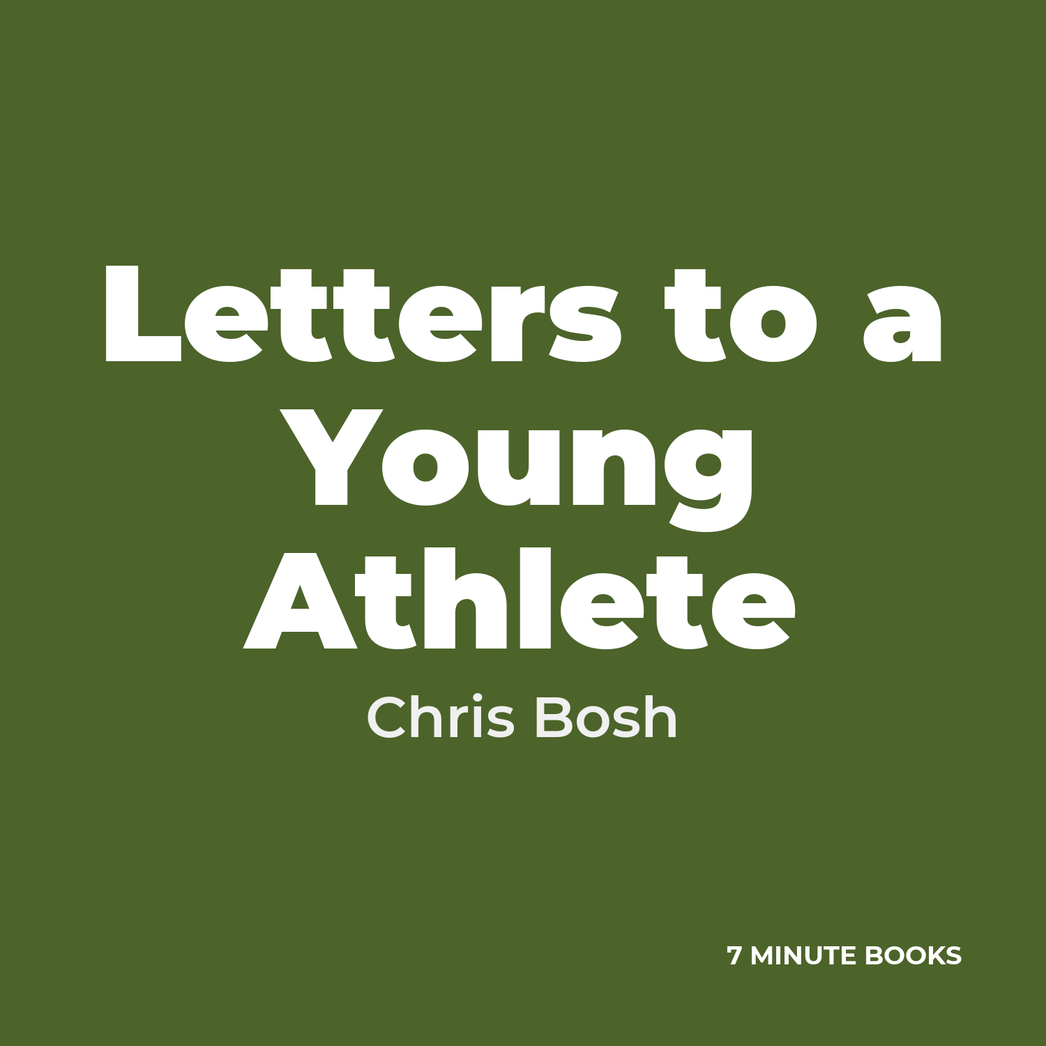 Letters to a Young Athlete cover