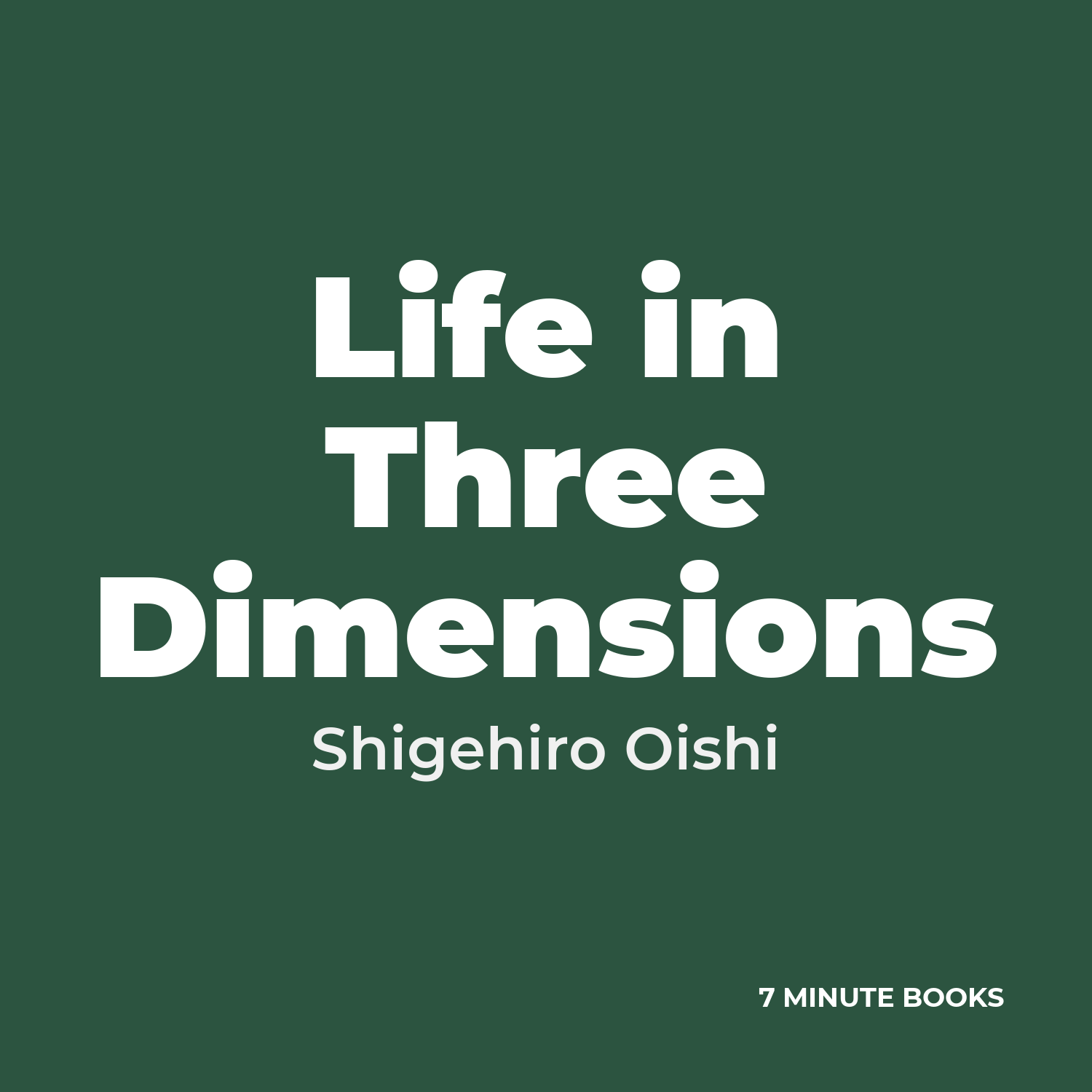 Life in Three Dimensions cover