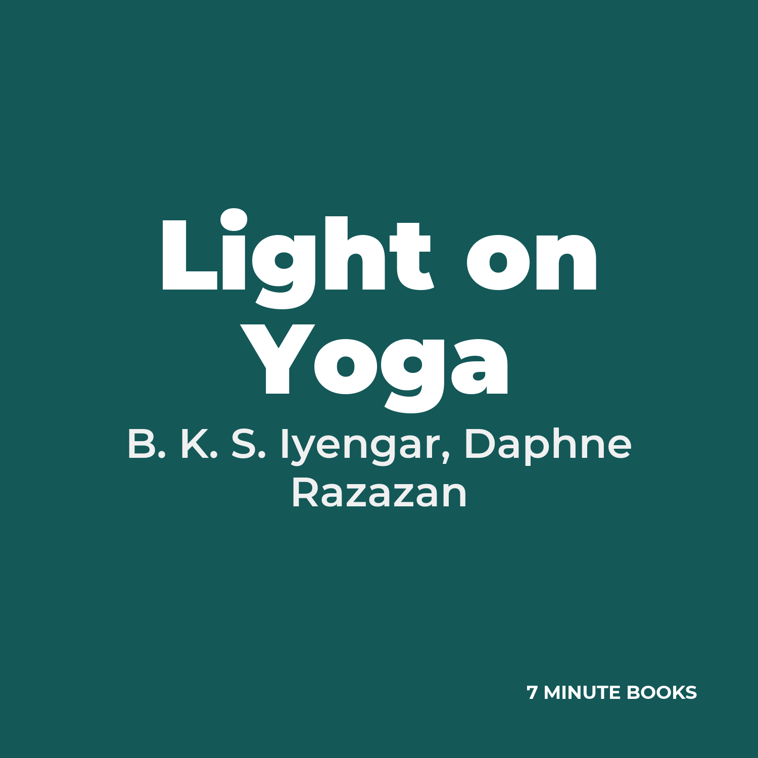 Light on Yoga cover