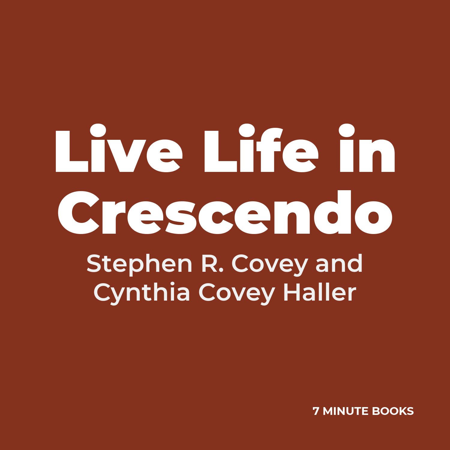 Live Life in Crescendo cover