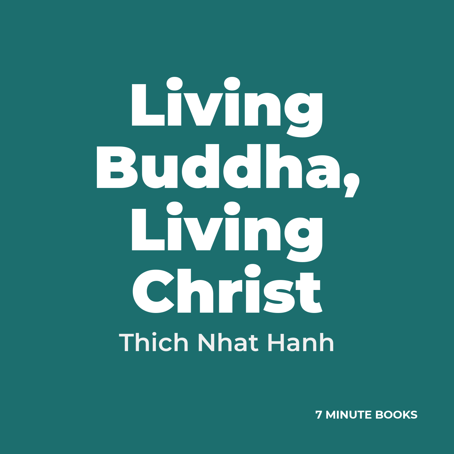 Living Buddha, Living Christ cover