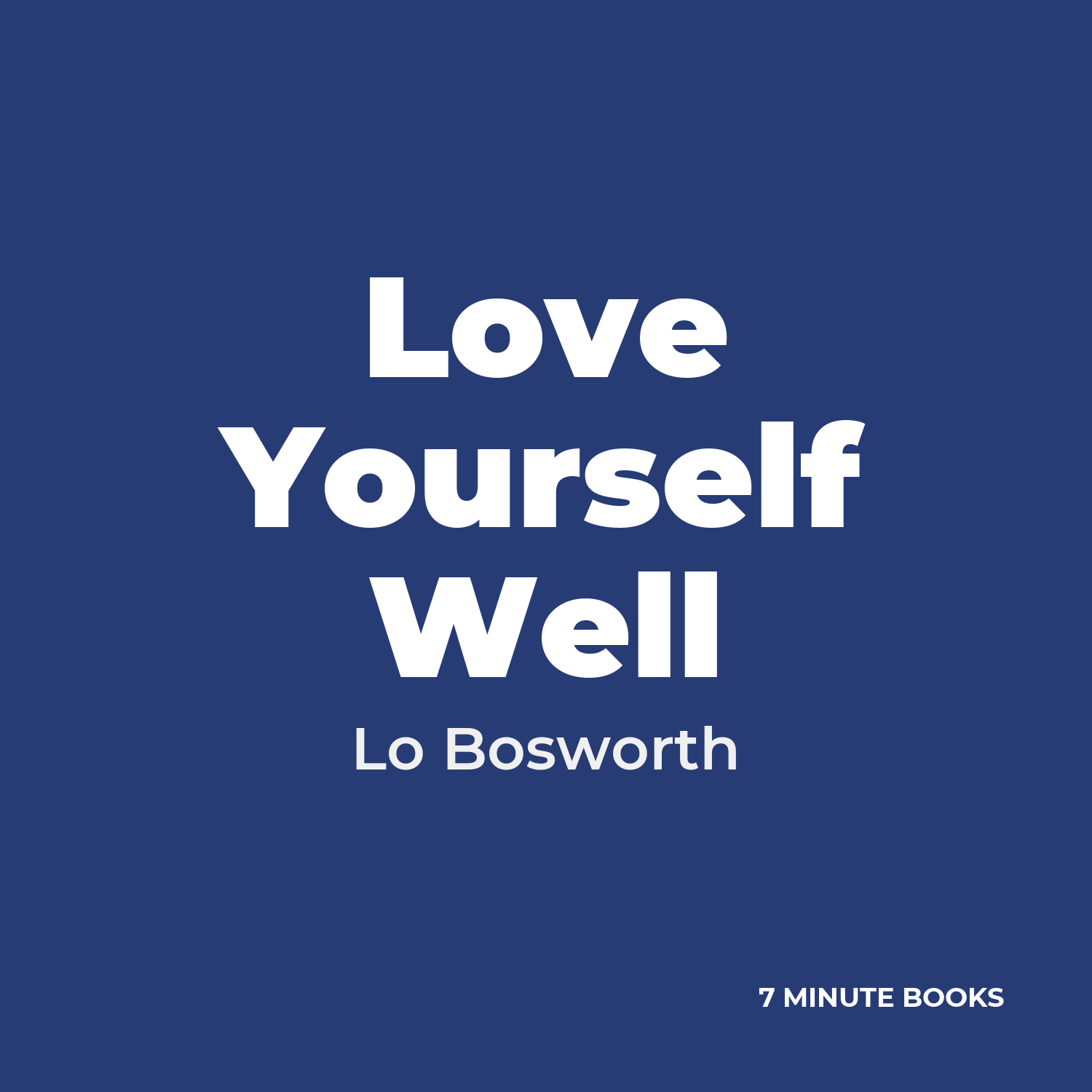Love Yourself Well cover